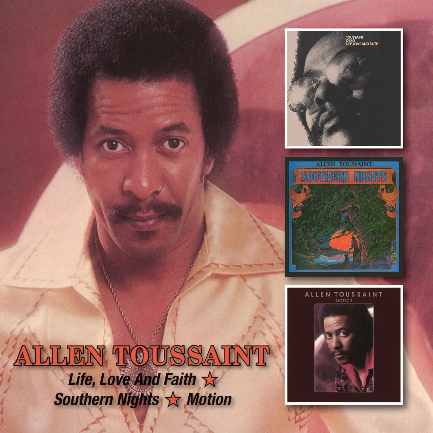 Allen Toussaint LIFE LOVE & FAITH /SOUTHERN NIGHTS/MOTION CD