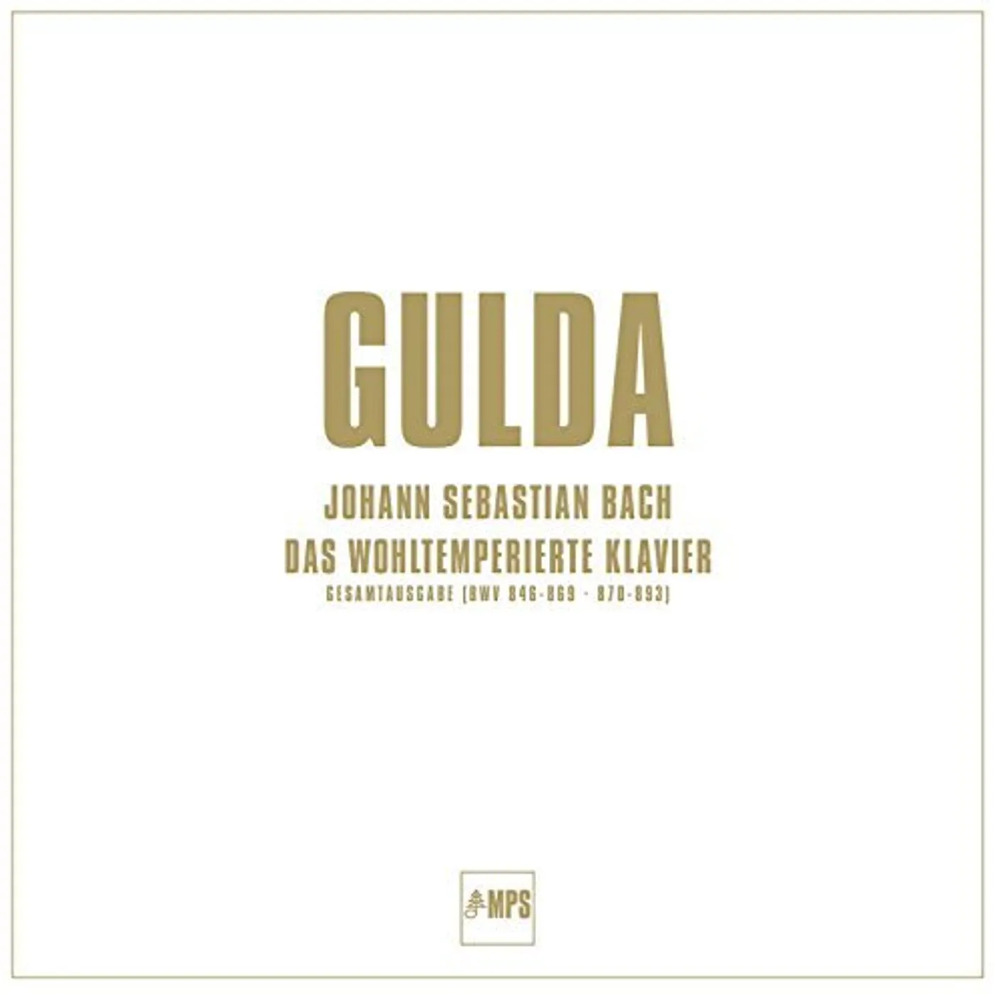 J.S. Bach / Friedrich Gulda WELL TEMPERED CLAVIER CD