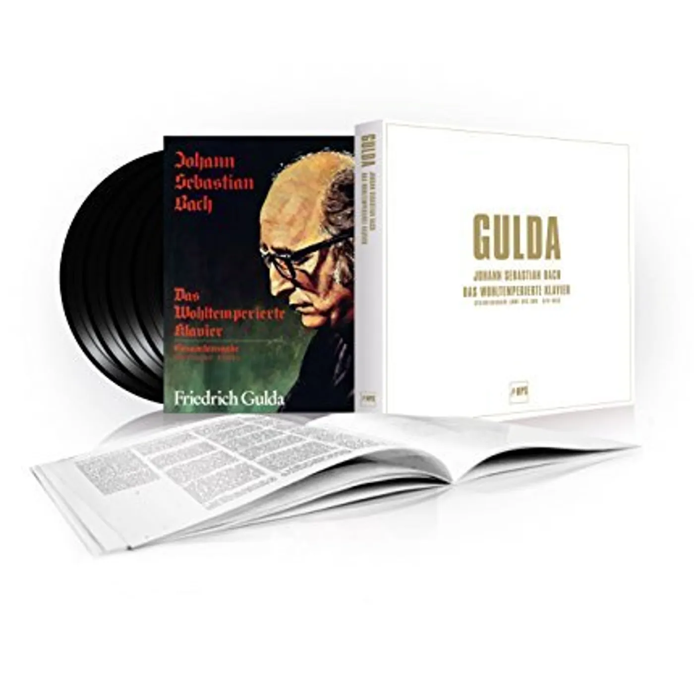 J.S. Bach / Friedrich Gulda WELL TEMPERED CLAVIER Vinyl Record
