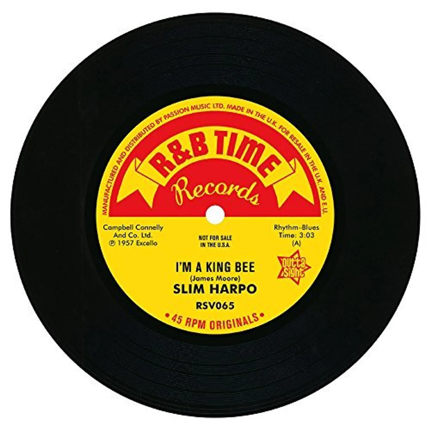 Slim Harpo I'M A KING BEE/I GOT LOVE IF YOU WANT IT Vinyl Record