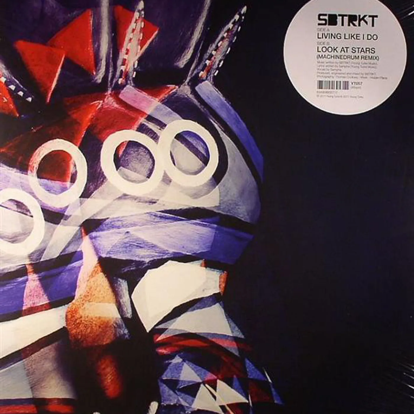 SBTRKT LIVING LIKE I DO Vinyl Record - UK Release