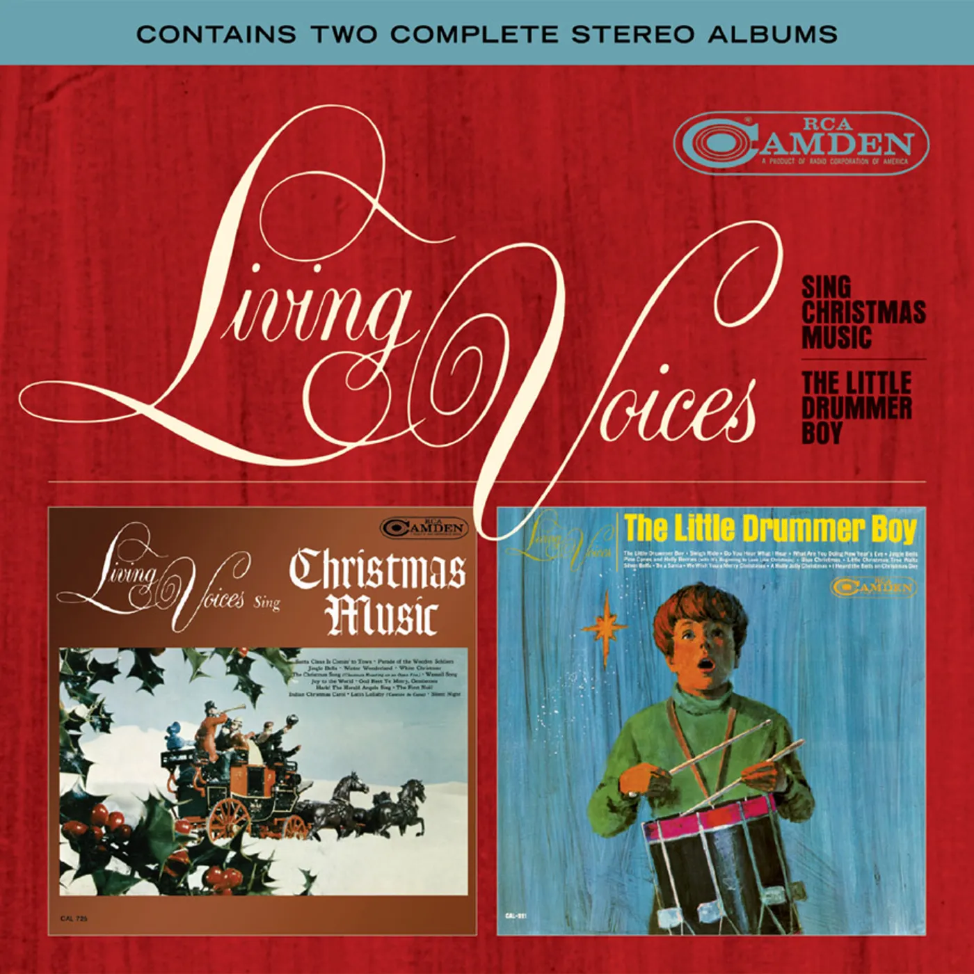 Living Voices SING CHRISTMAS MUSIC / THE LITTLE DRUMMER BOY CD