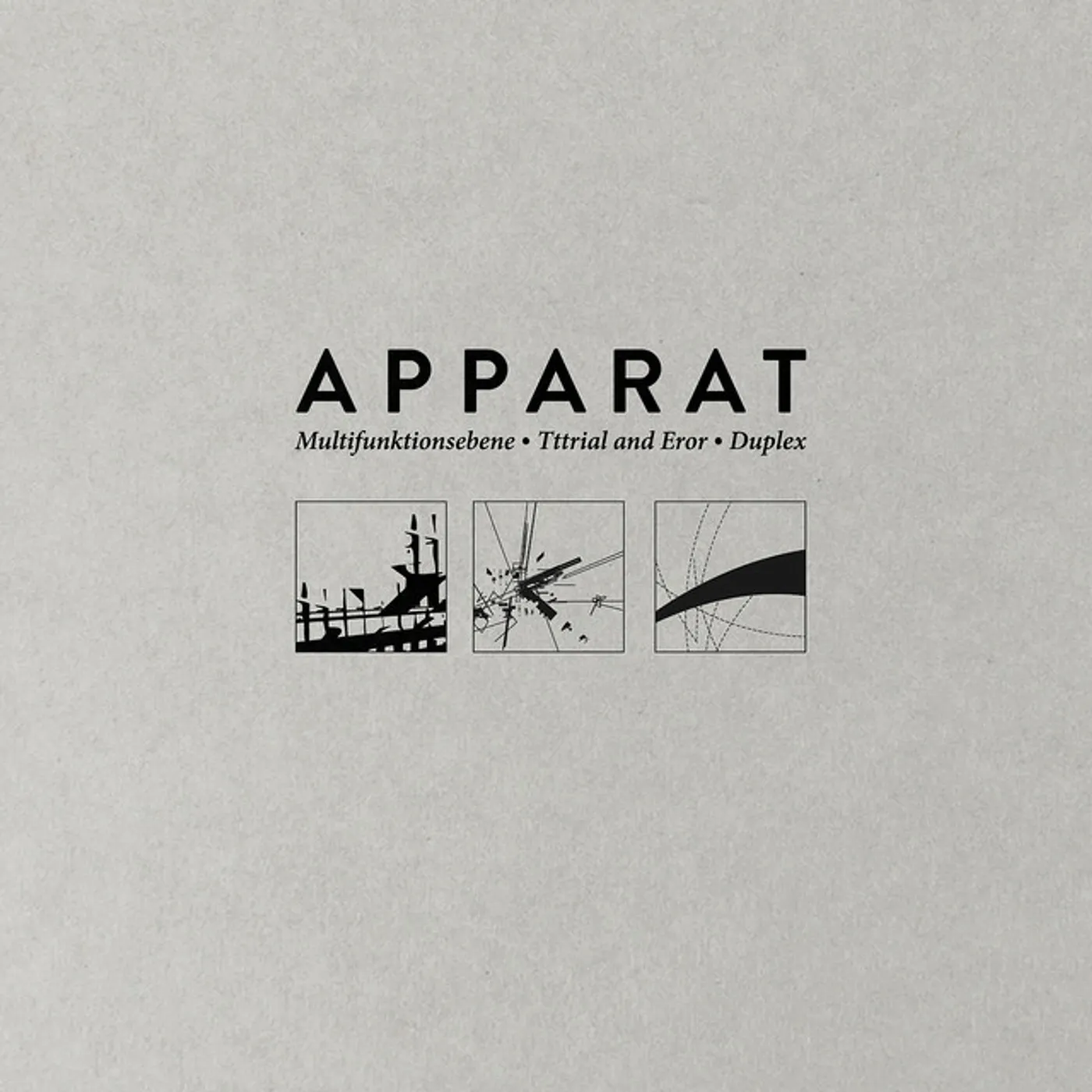 Apparat MULTIFUNKTIONSEBENE TTTRIAL & EROR DUPLEX Vinyl Record