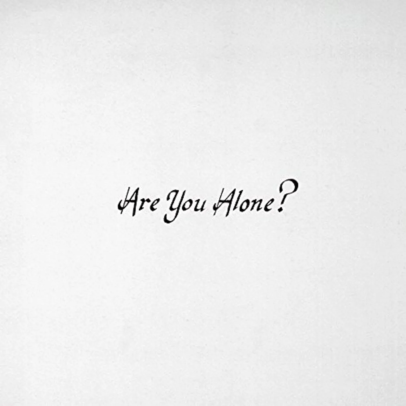 Majical Cloudz ARE YOU ALONE CD