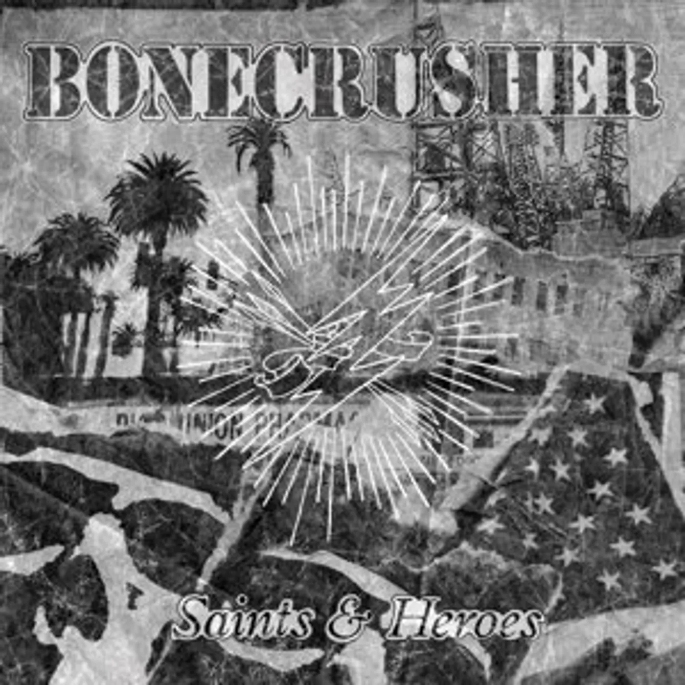 Bonecrusher SAINTS & HEROES (LP+CD) Vinyl Record