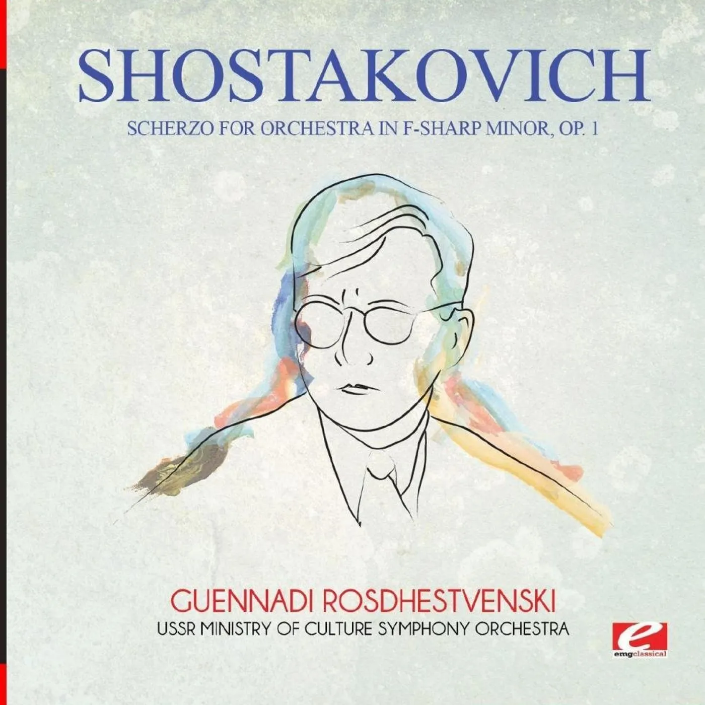 Shostakovich SCHERZO FOR ORCHESTRA IN F-SHARP MINOR OP. 1 CD