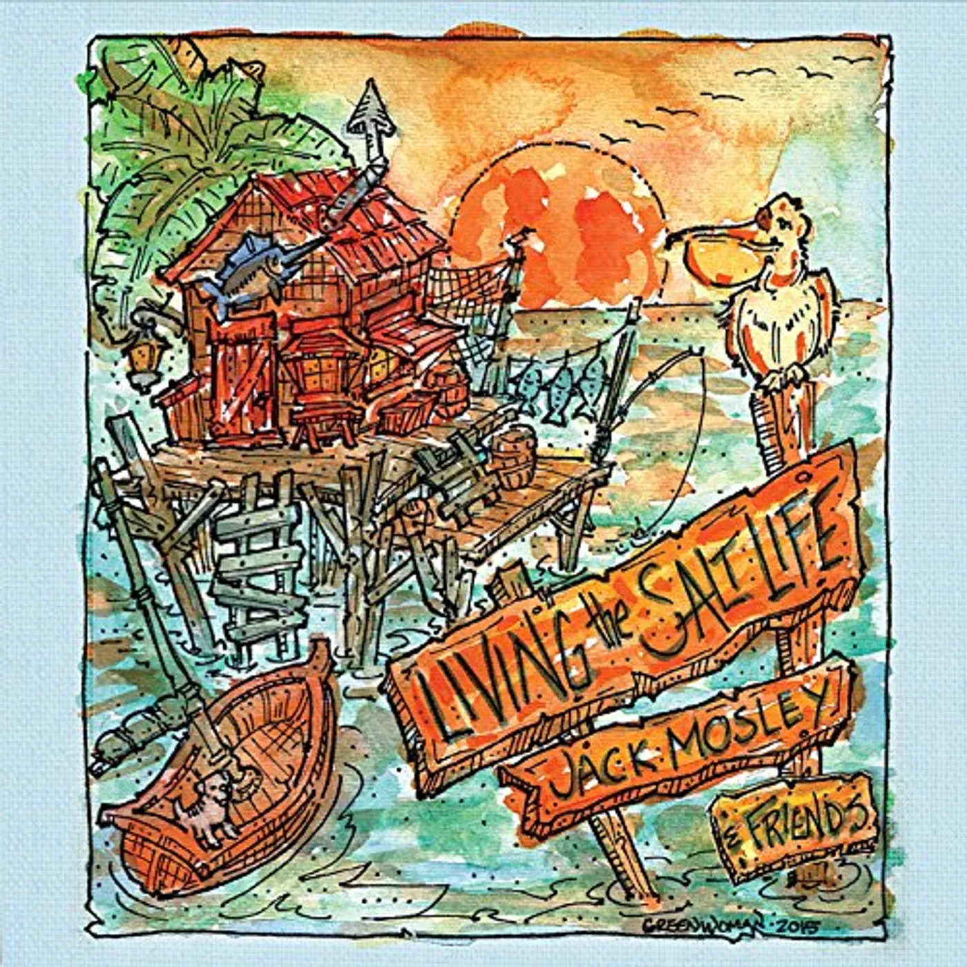 Jack Mosley LIVING THA SALT LIFE CD