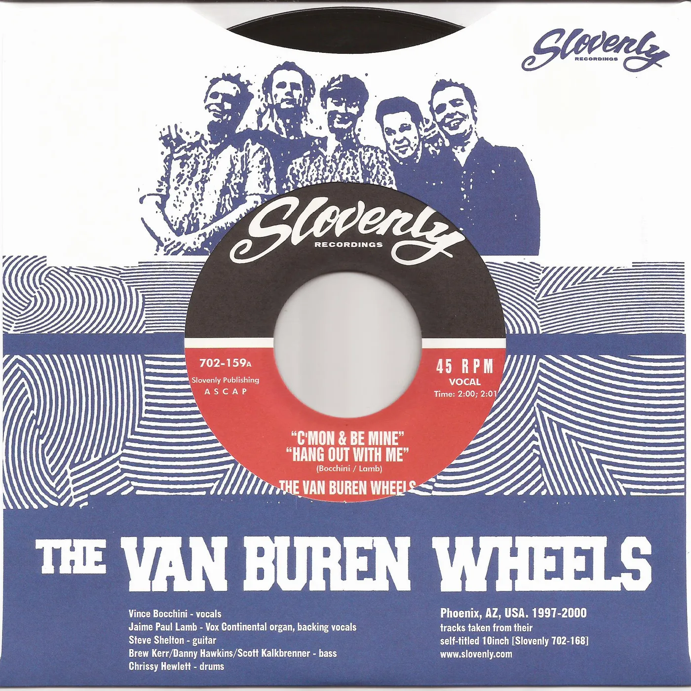 Van Buren Wheels C'MON AND BE MINE / HANG OUT WITH ME / MOODY JUDY Vinyl Record