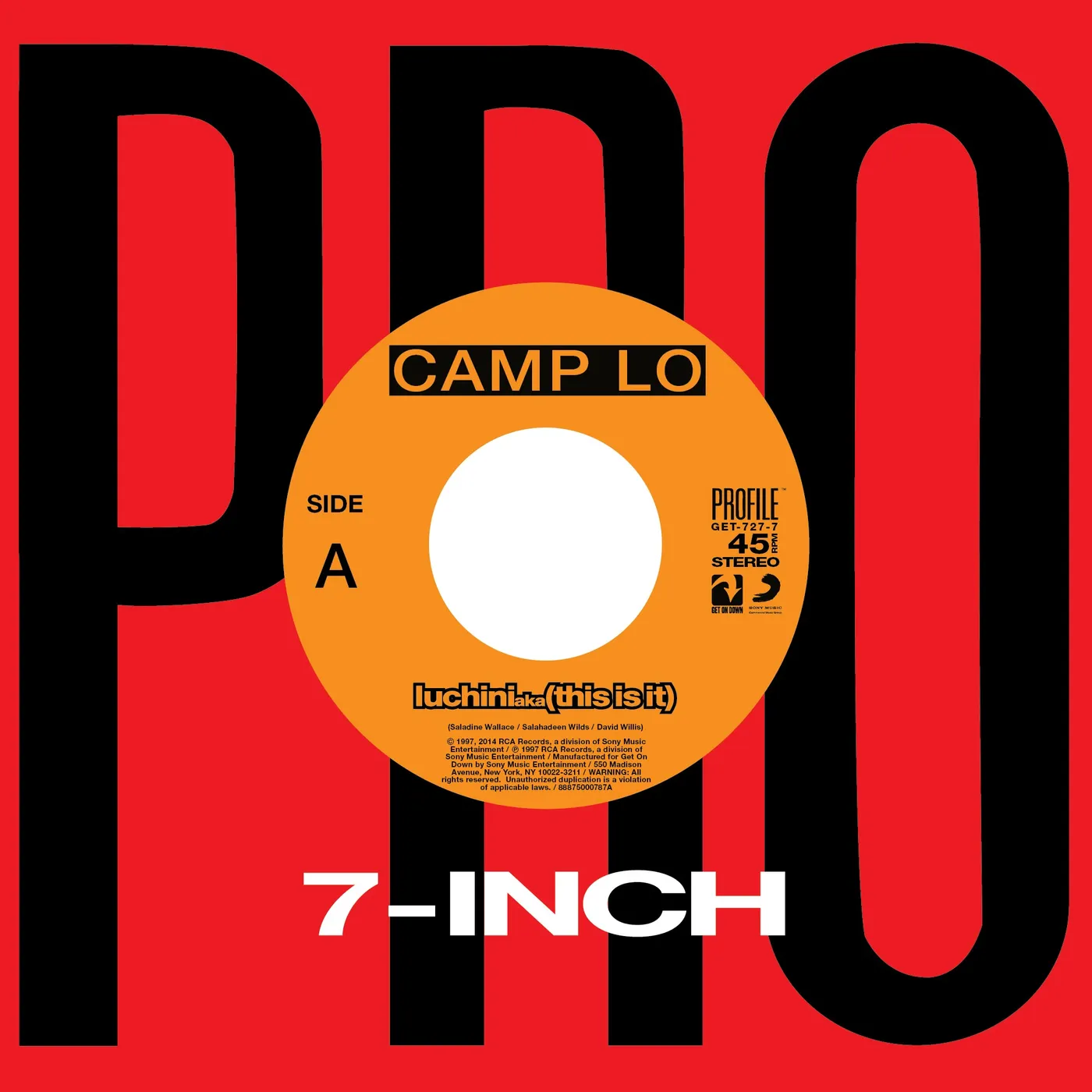 Camp Lo LUCHINI AKA (THIS IS IT) / SWING Vinyl Record