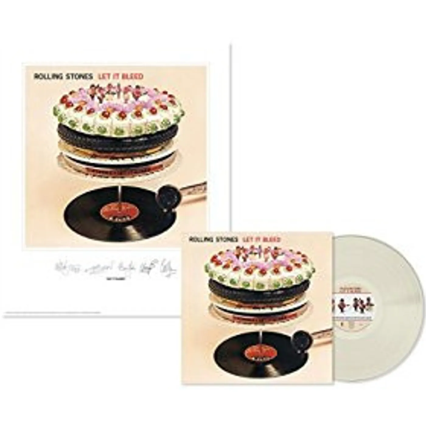 The Rolling Stones LET IT BLEED (LITHOGRAPH) Vinyl Record