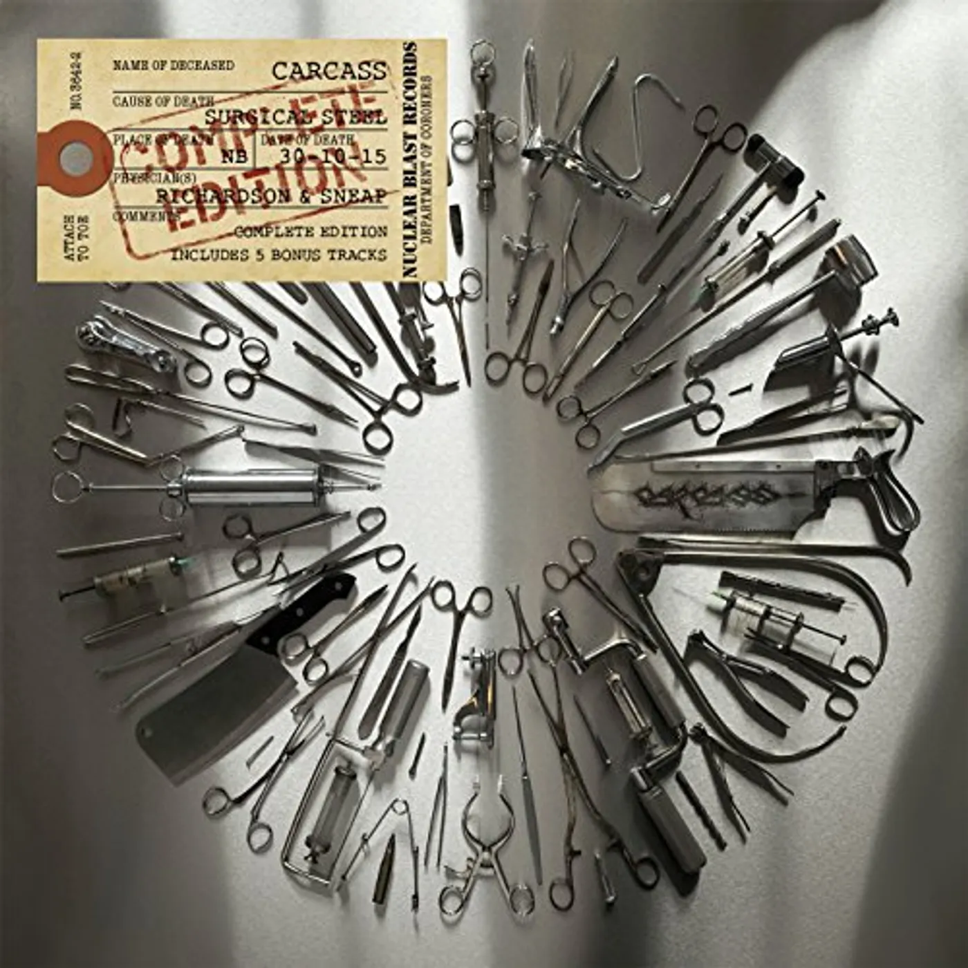 Carcass Surgical Steel Vinyl Record