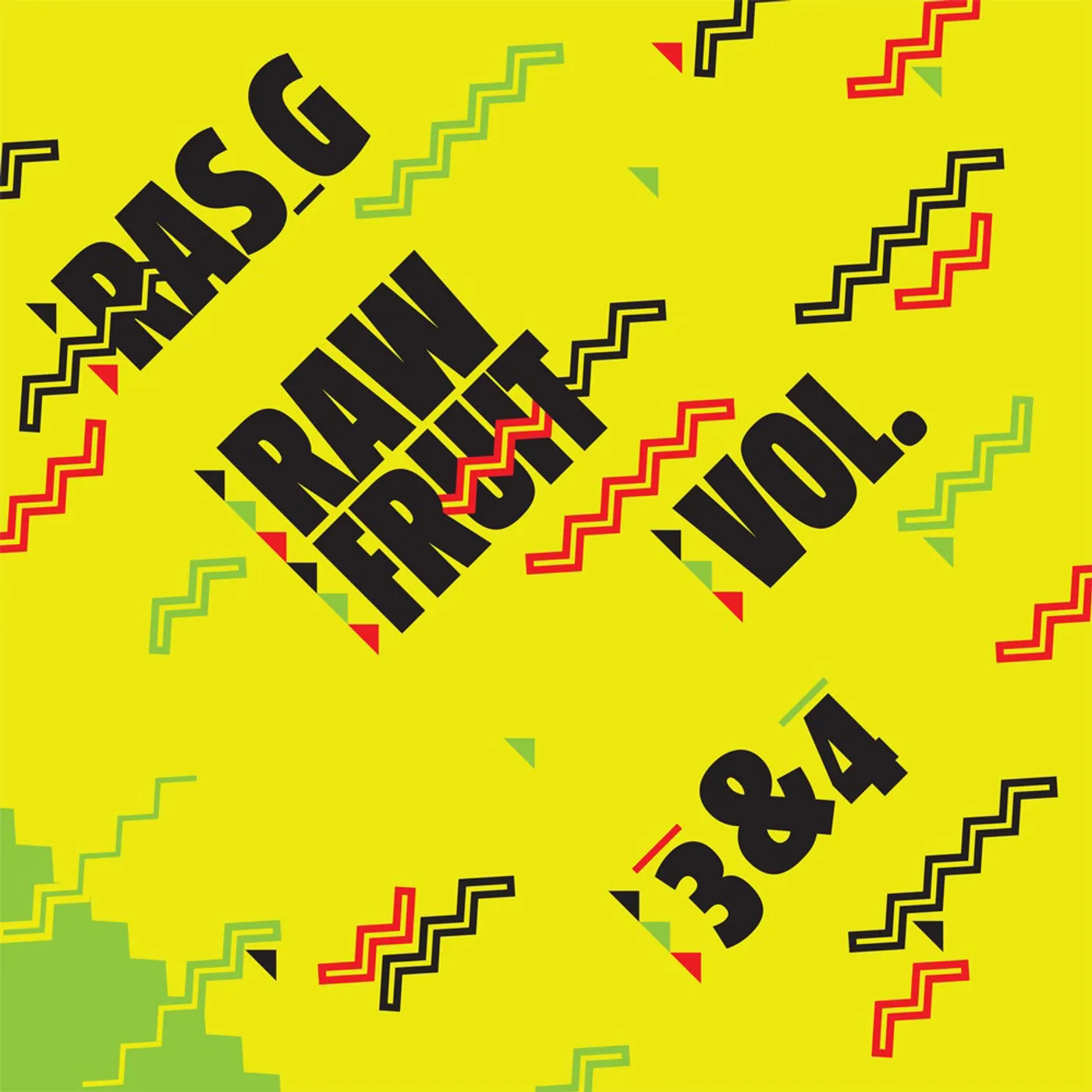 Ras G RAW FRUIT 3-4 Vinyl Record