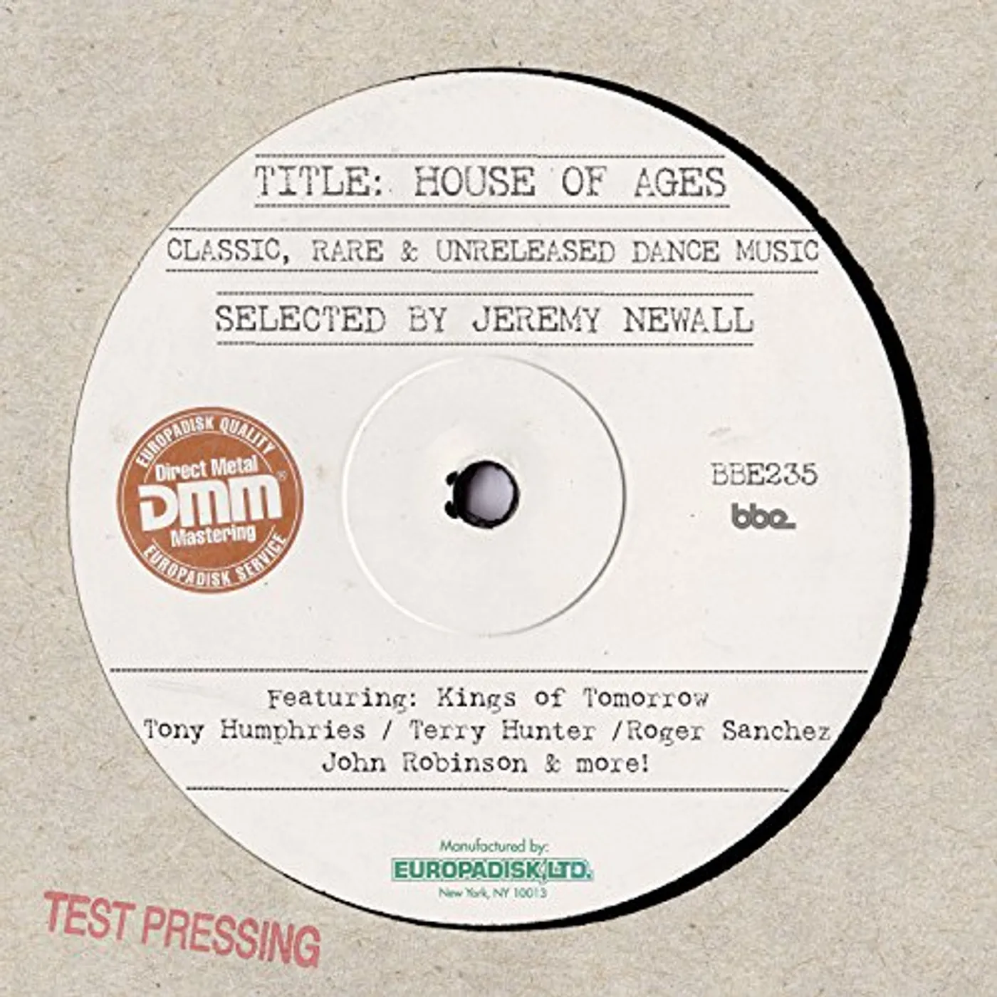 HOUSE OF AGES - SELECTED BY JEREMY NEWALL / VAR CD