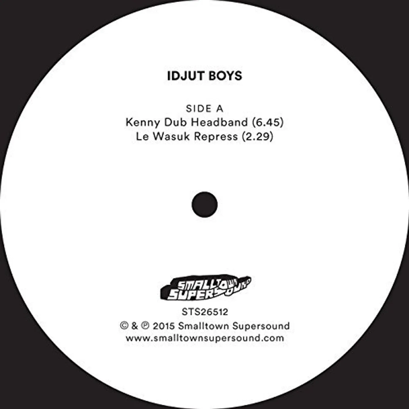 Idjut Boys Kenny Dub Headband Vinyl Record