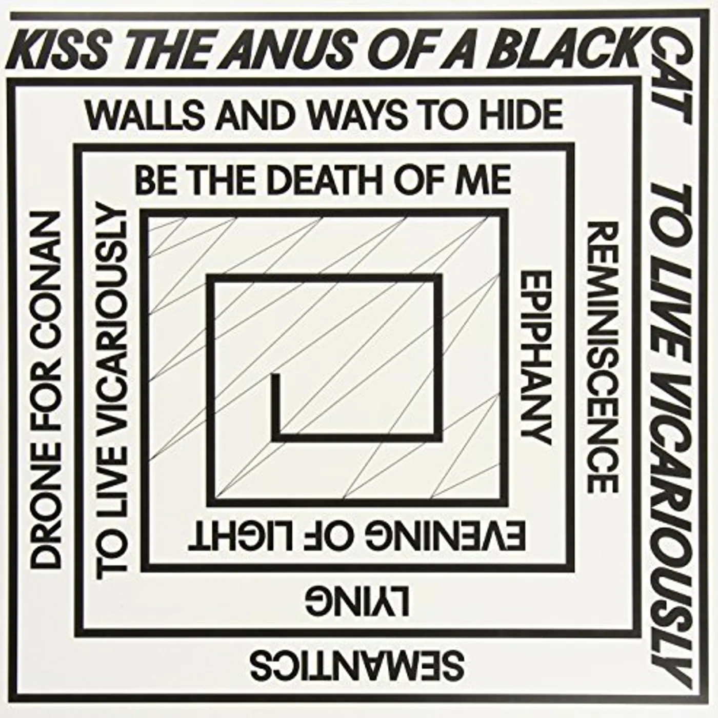 kiss the anus of a black cat To Live Vicariously Vinyl Record