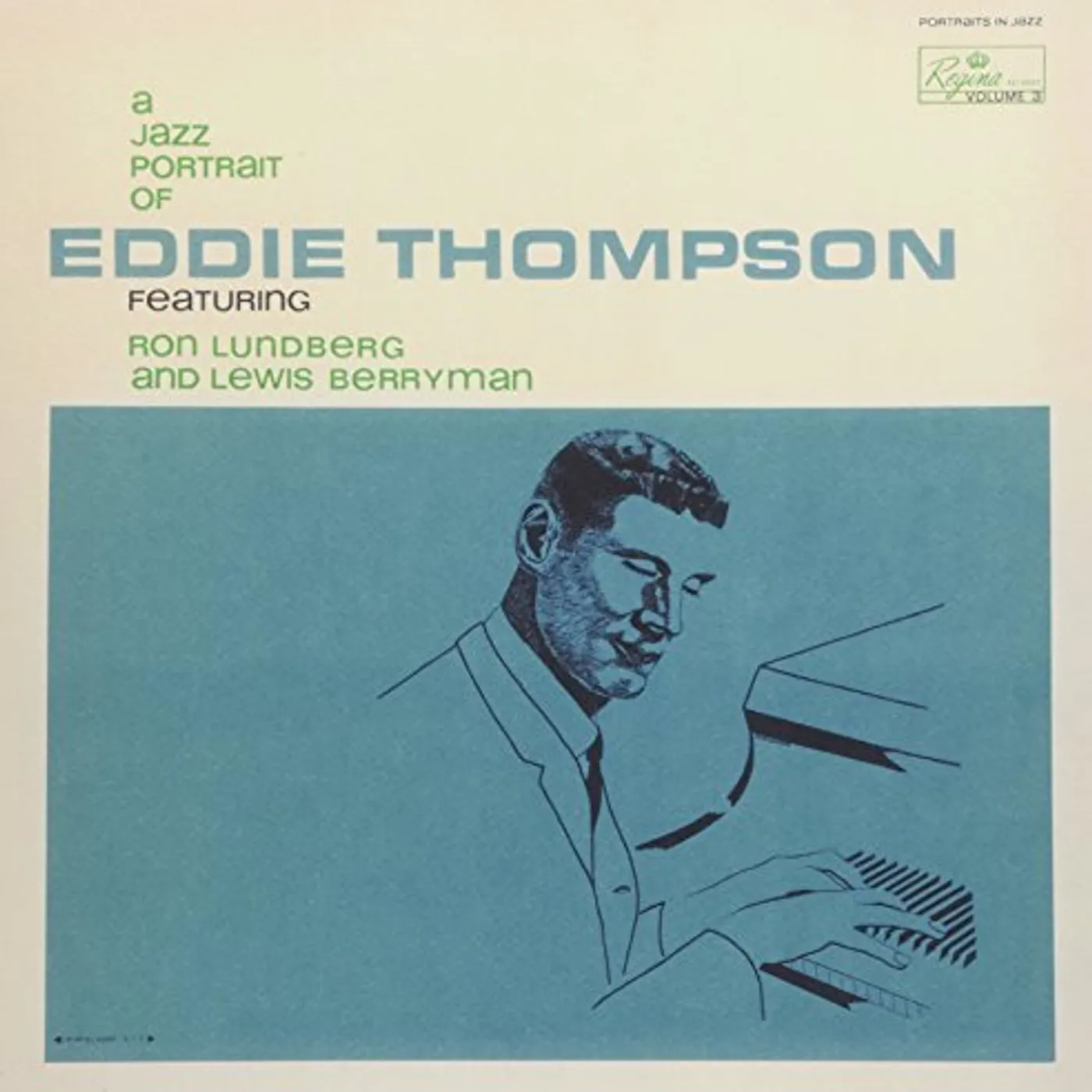 Eddie Thompson JAZZ PORTRAIT OF Vinyl Record