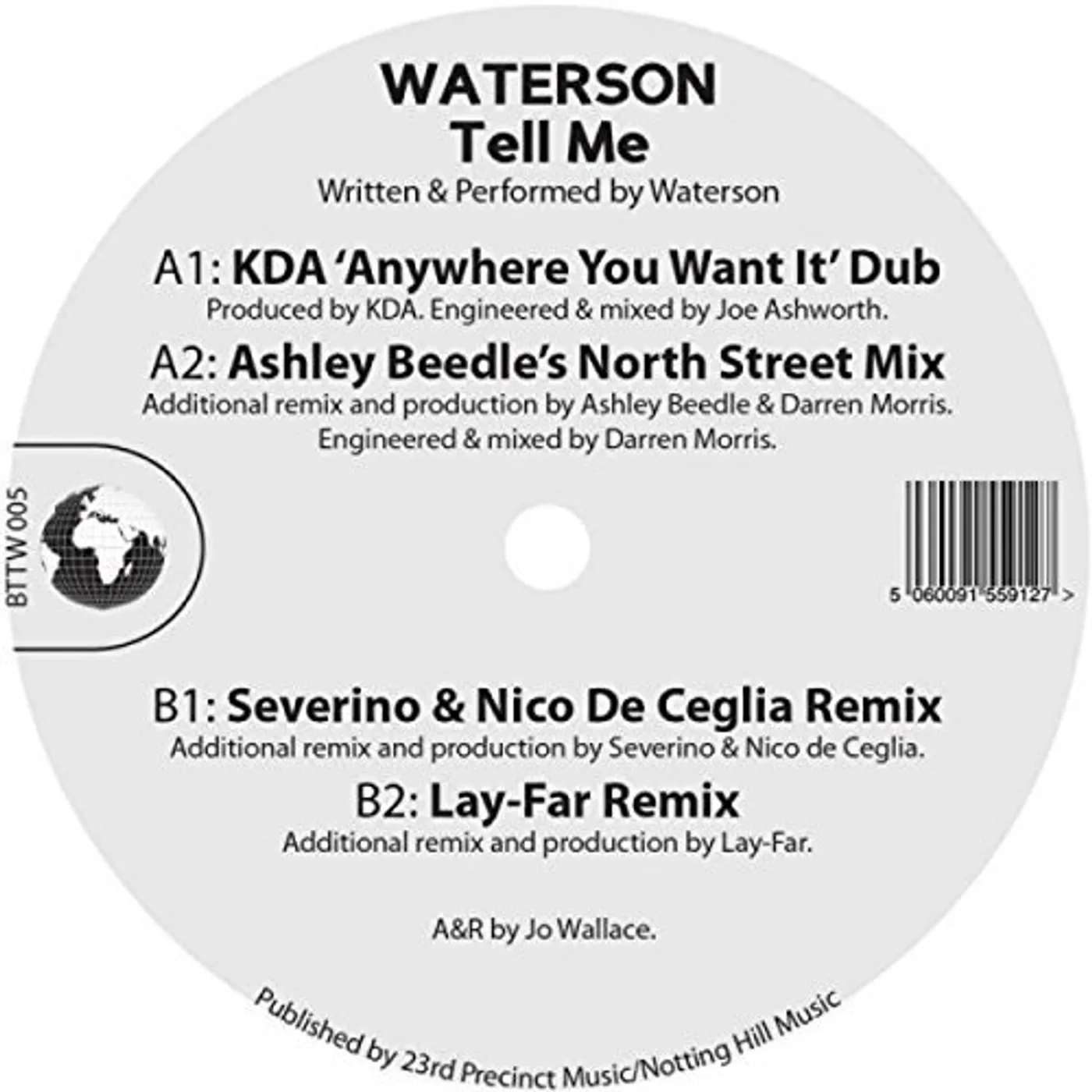 Waterson Tell Me Vinyl Record