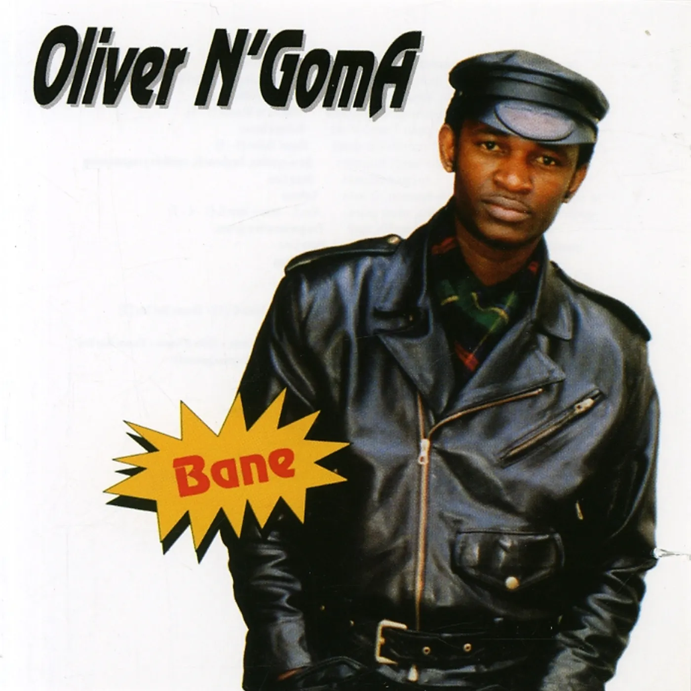 Oliver N'Goma BANE CD