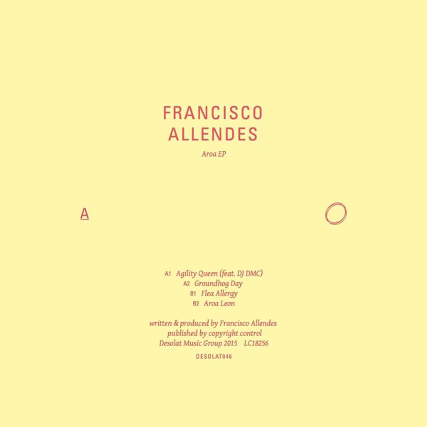 Francisco Allendes Aroa Vinyl Record