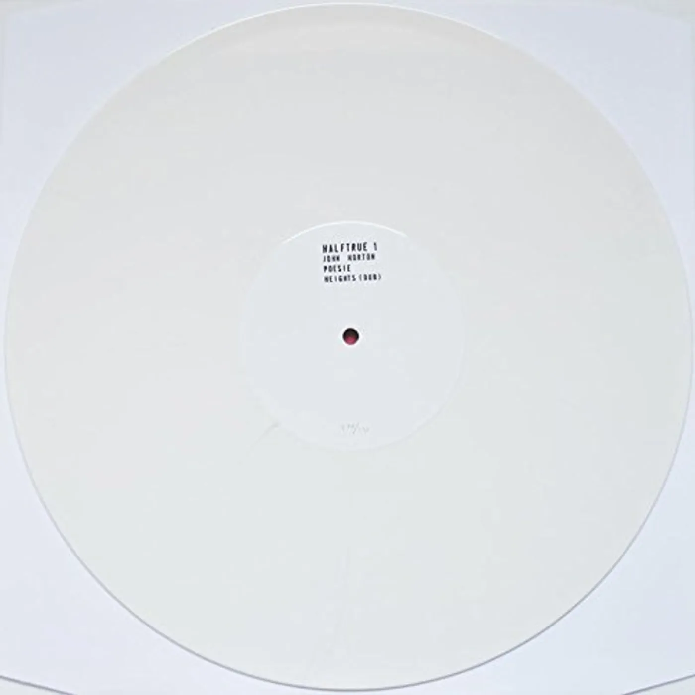John Horton HALFTRUE1 Vinyl Record