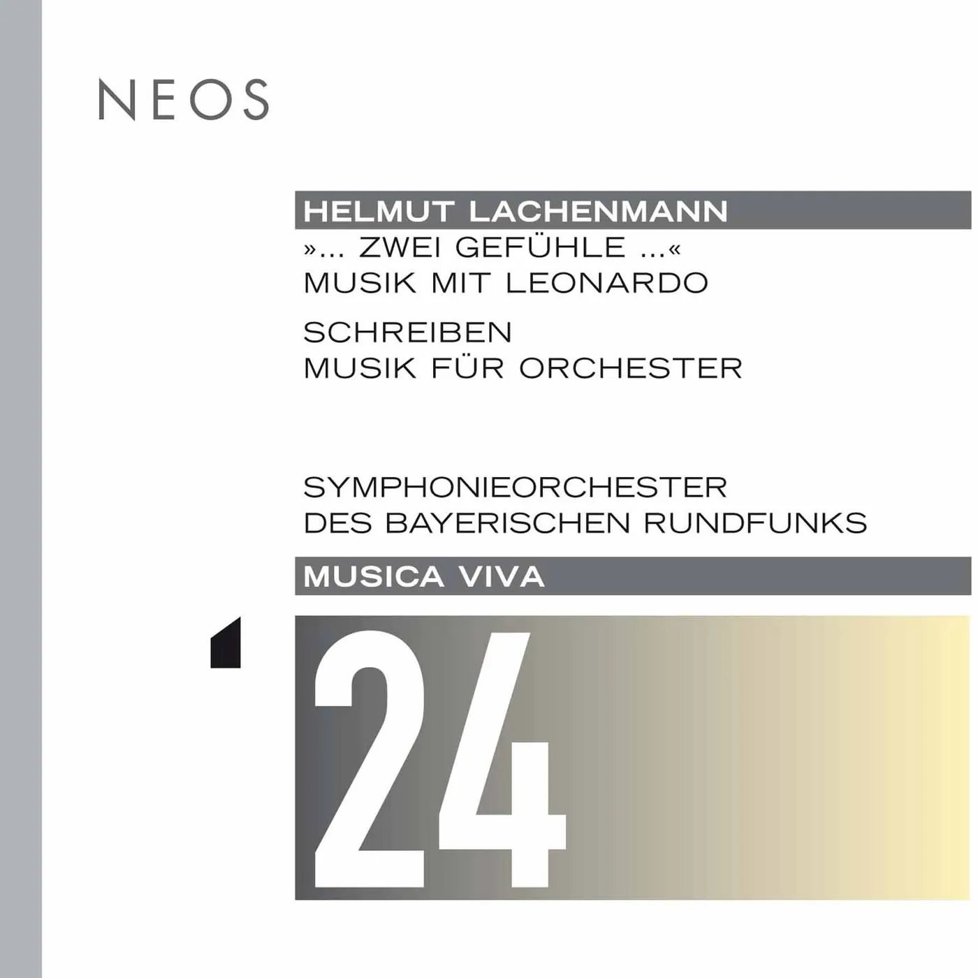Helmut Lachenmann MUSICA VIVA 24 CD Super Audio CD