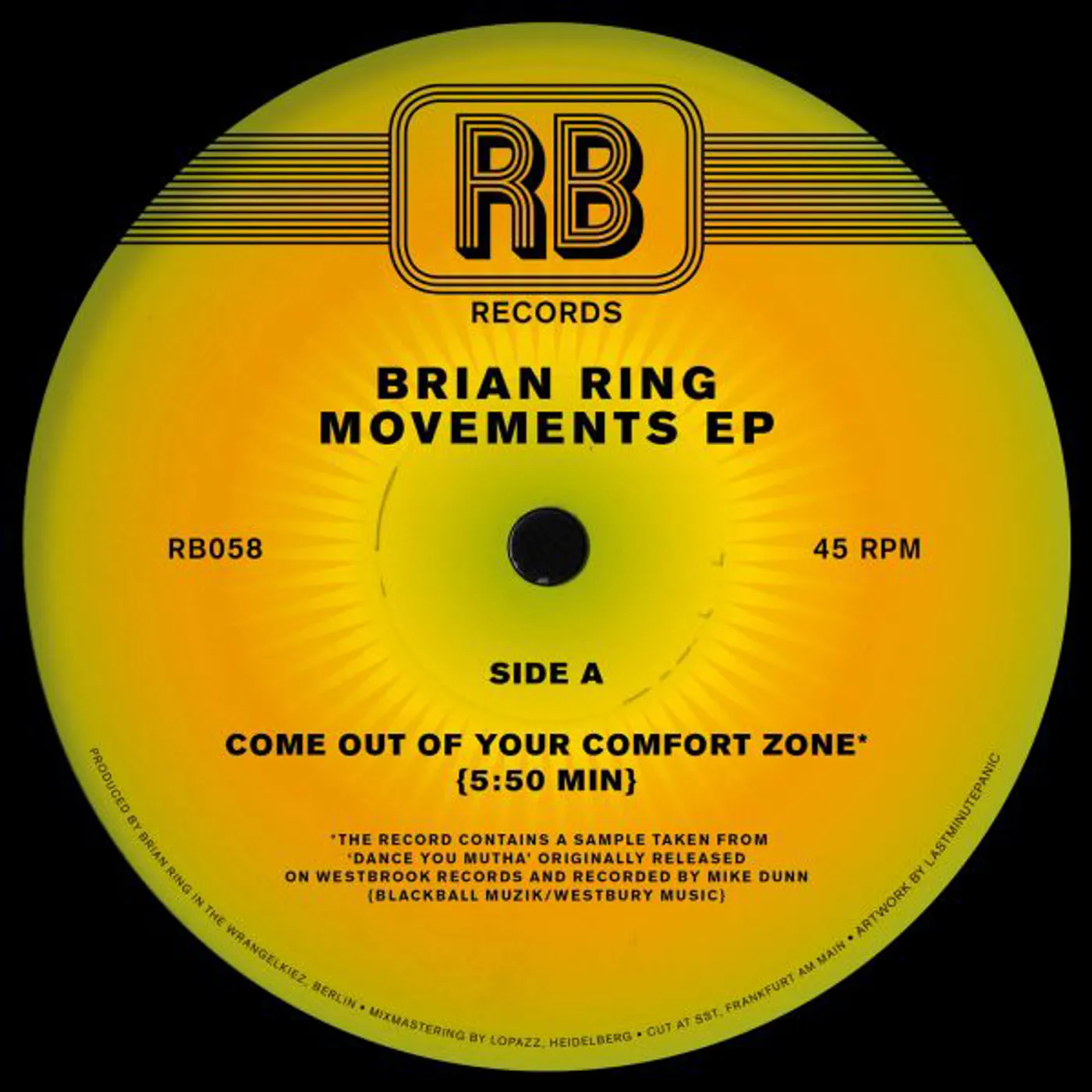 Brian Ring MOVEMENTS Vinyl Record