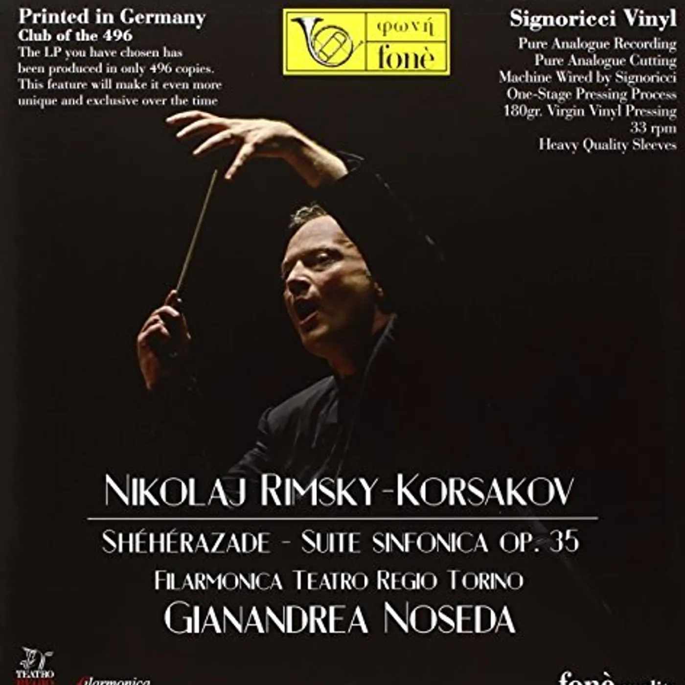 Gianandrea Noseda NIKOLAJ RIMSKY-KORSAKOV Vinyl Record