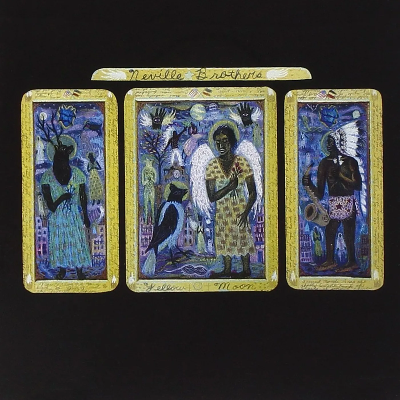 The Neville Brothers Yellow Moon Vinyl Record
