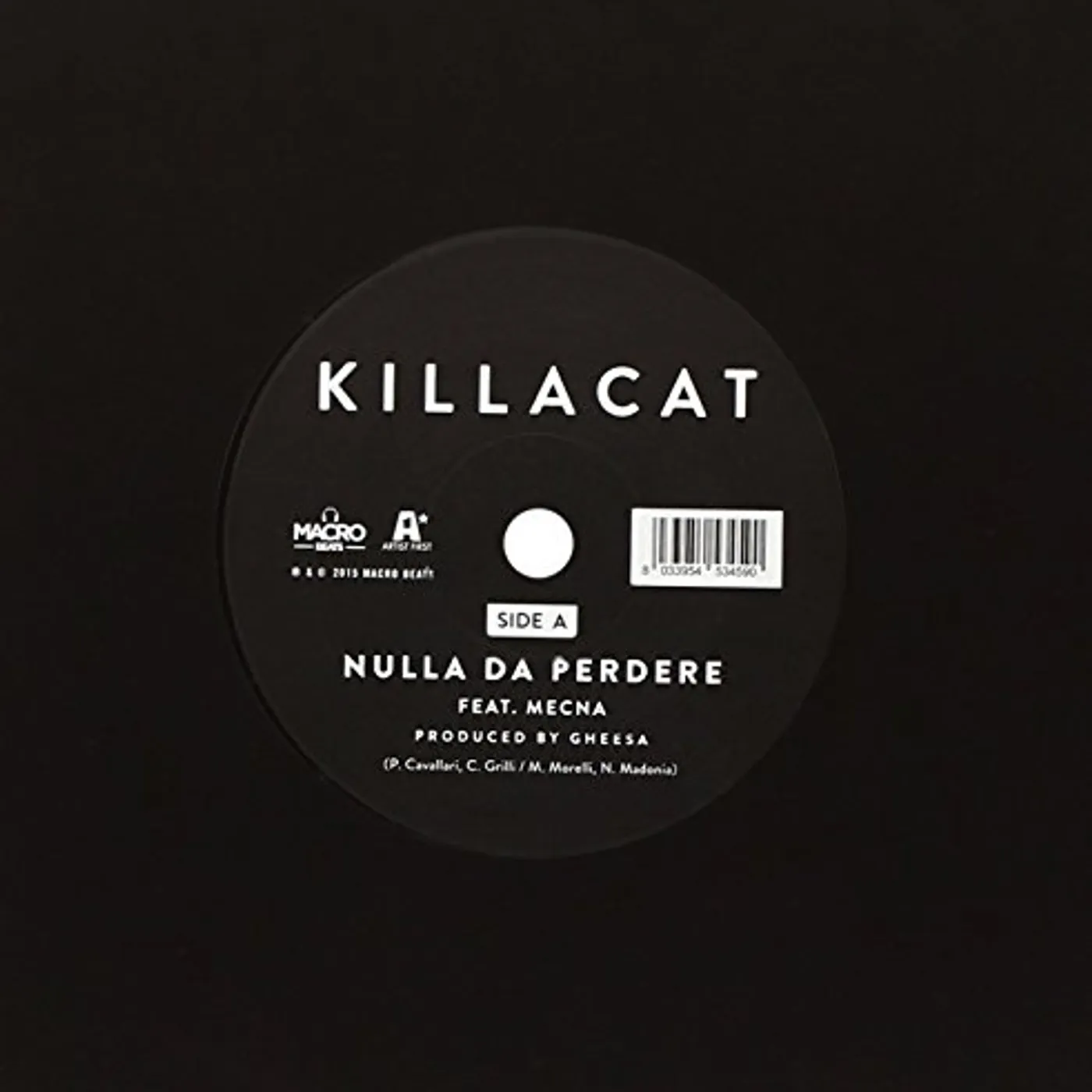 Killacat PARTO DA QUI SPECIAL EDITION (LP 45RPM) Vinyl Record