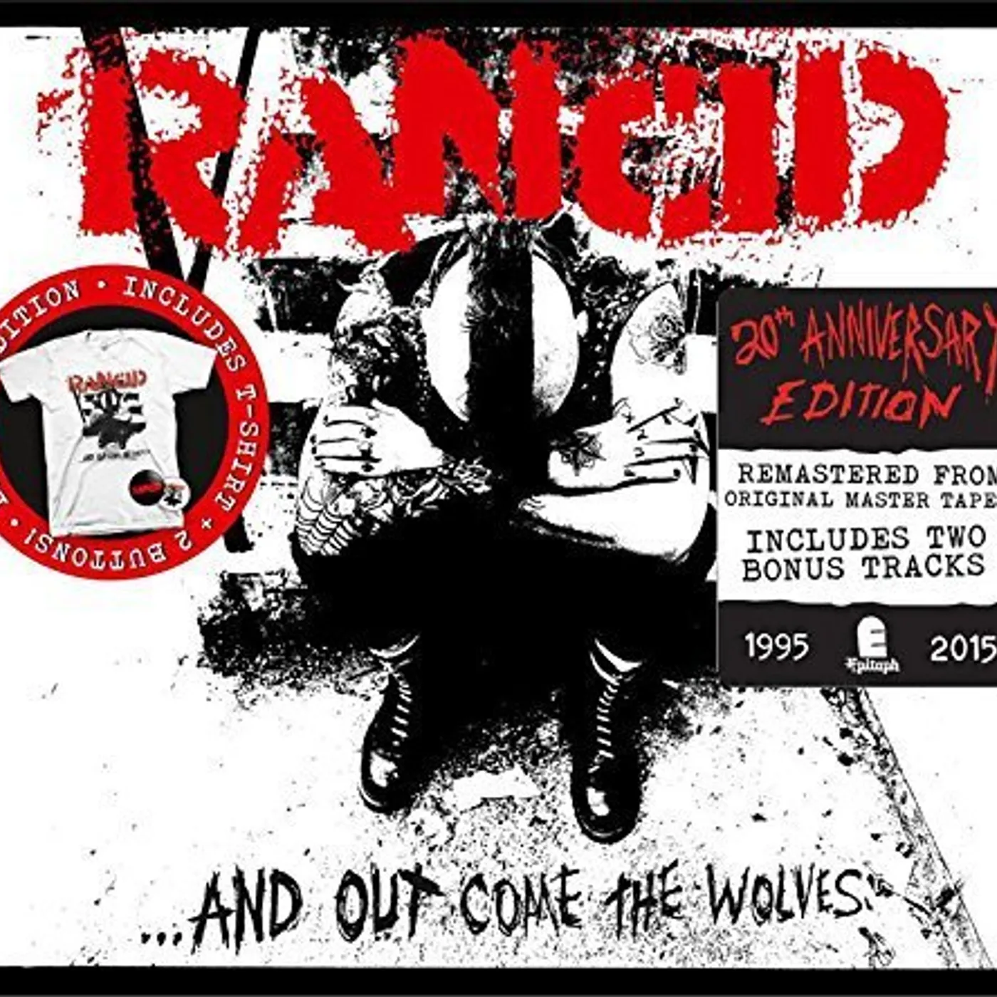 Rancid AND OUT COME THE WOLVES: 20TH ANNIVERSARY CD - UK Release
