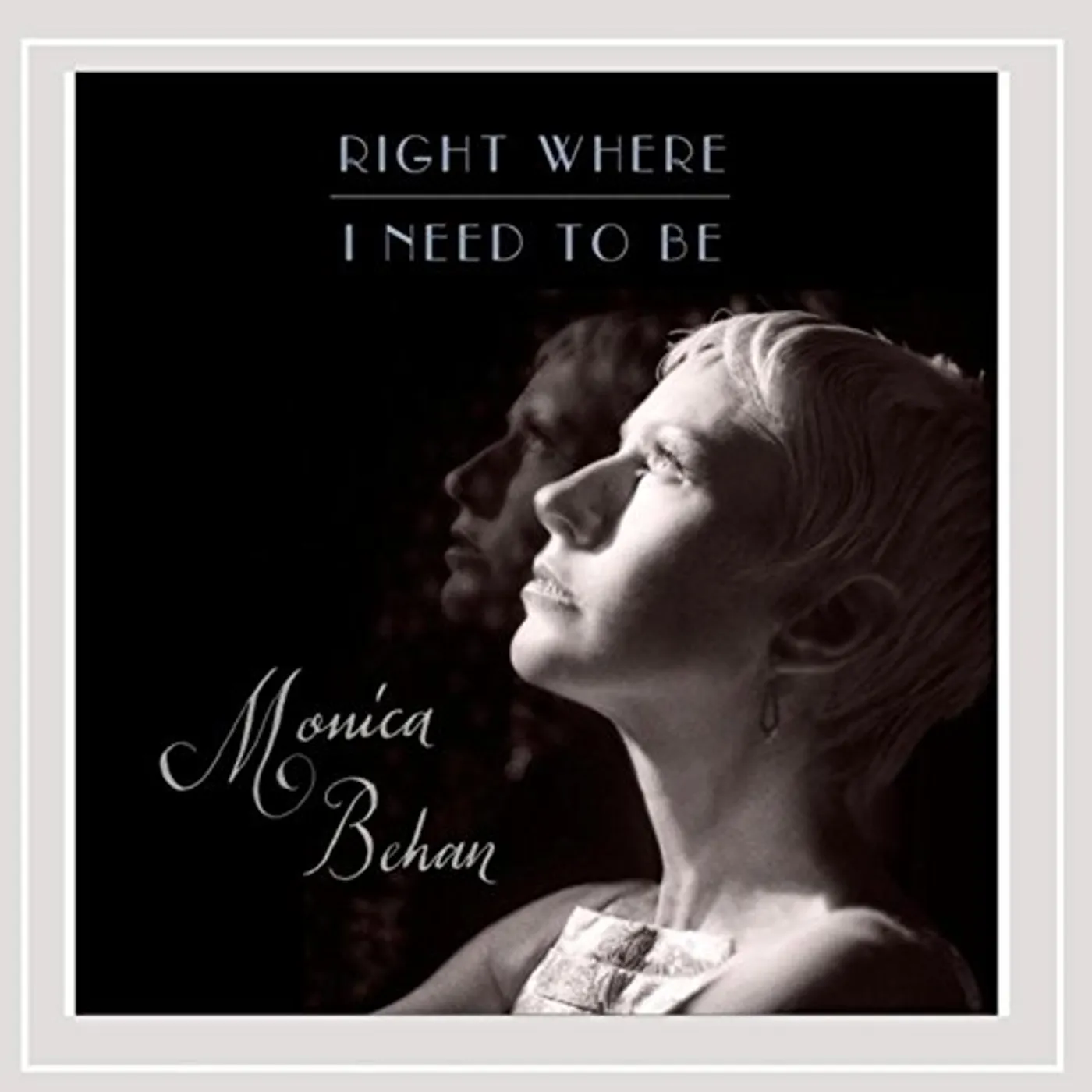 Monica Behan RIGHT WHERE I NEED TO BE CD