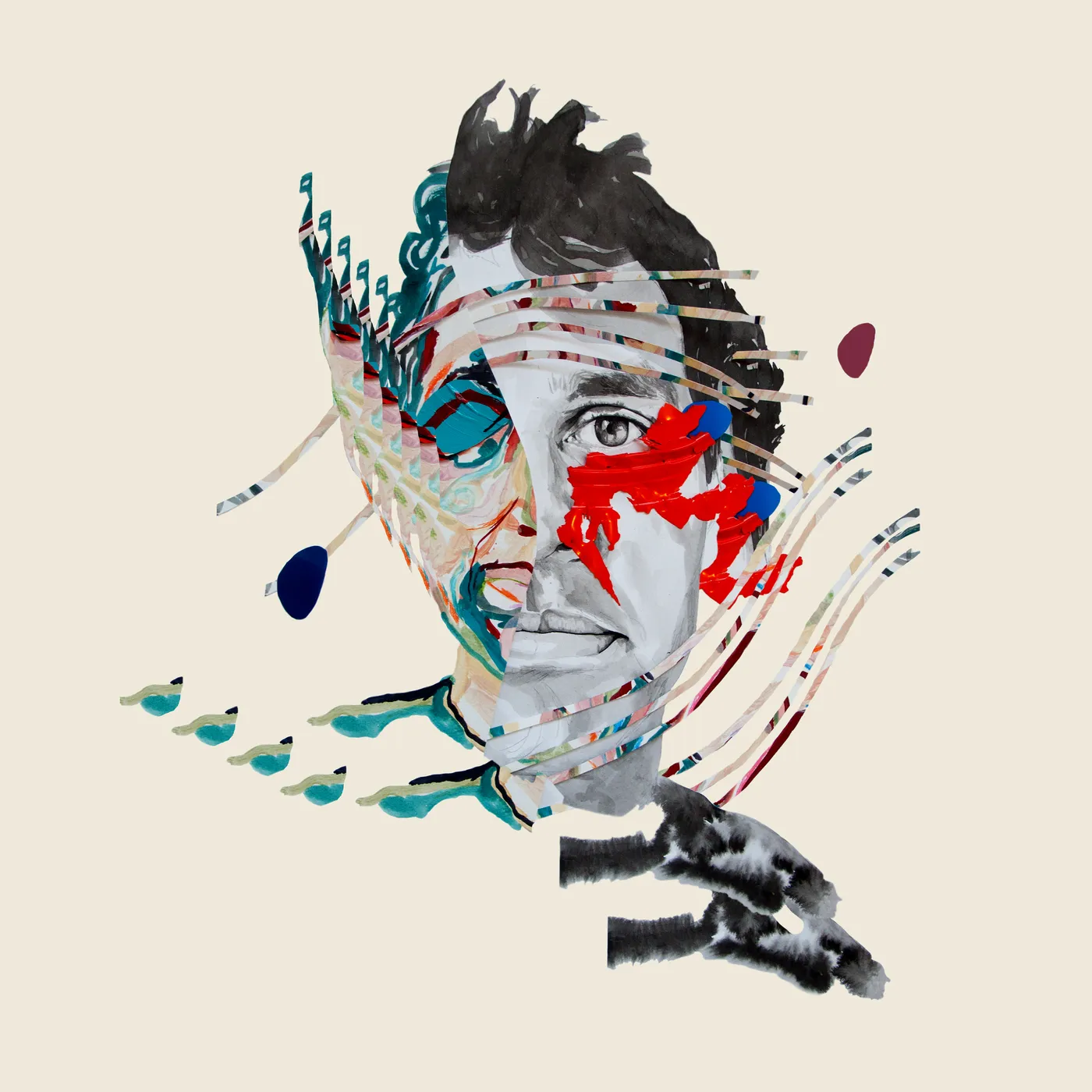 Animal Collective Painting With Vinyl Record