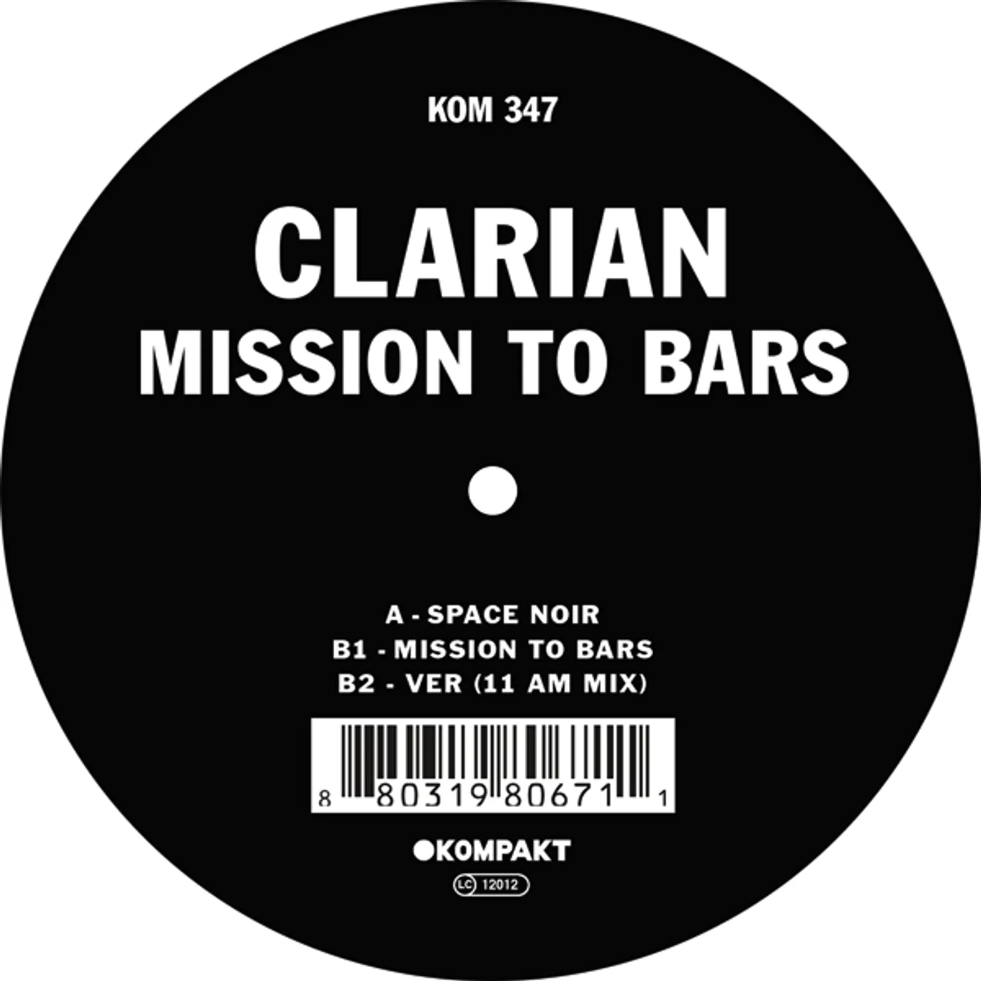 Clarian Mission To Bars Vinyl Record