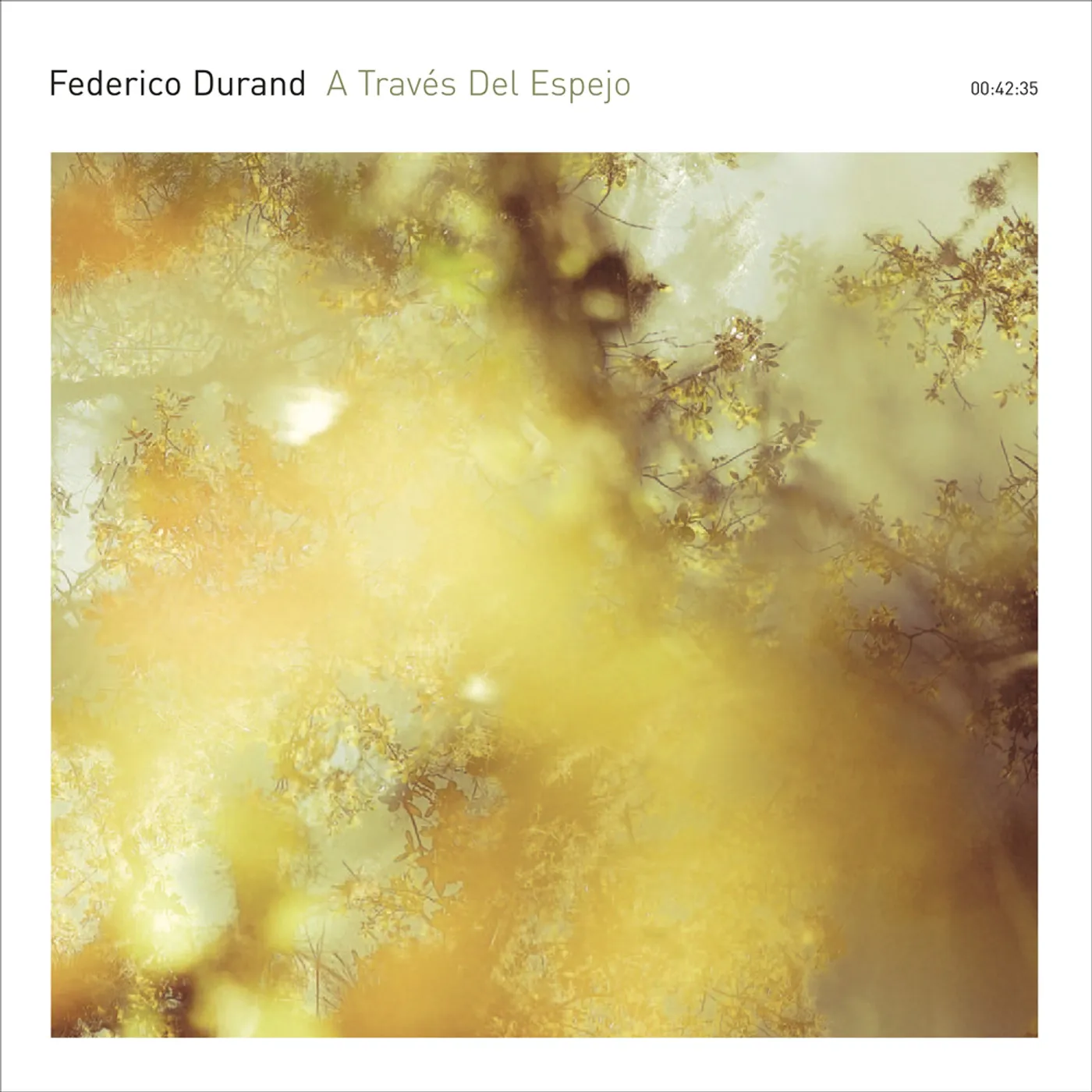 Federico Durand TRAVES DEL ESPEJO CD