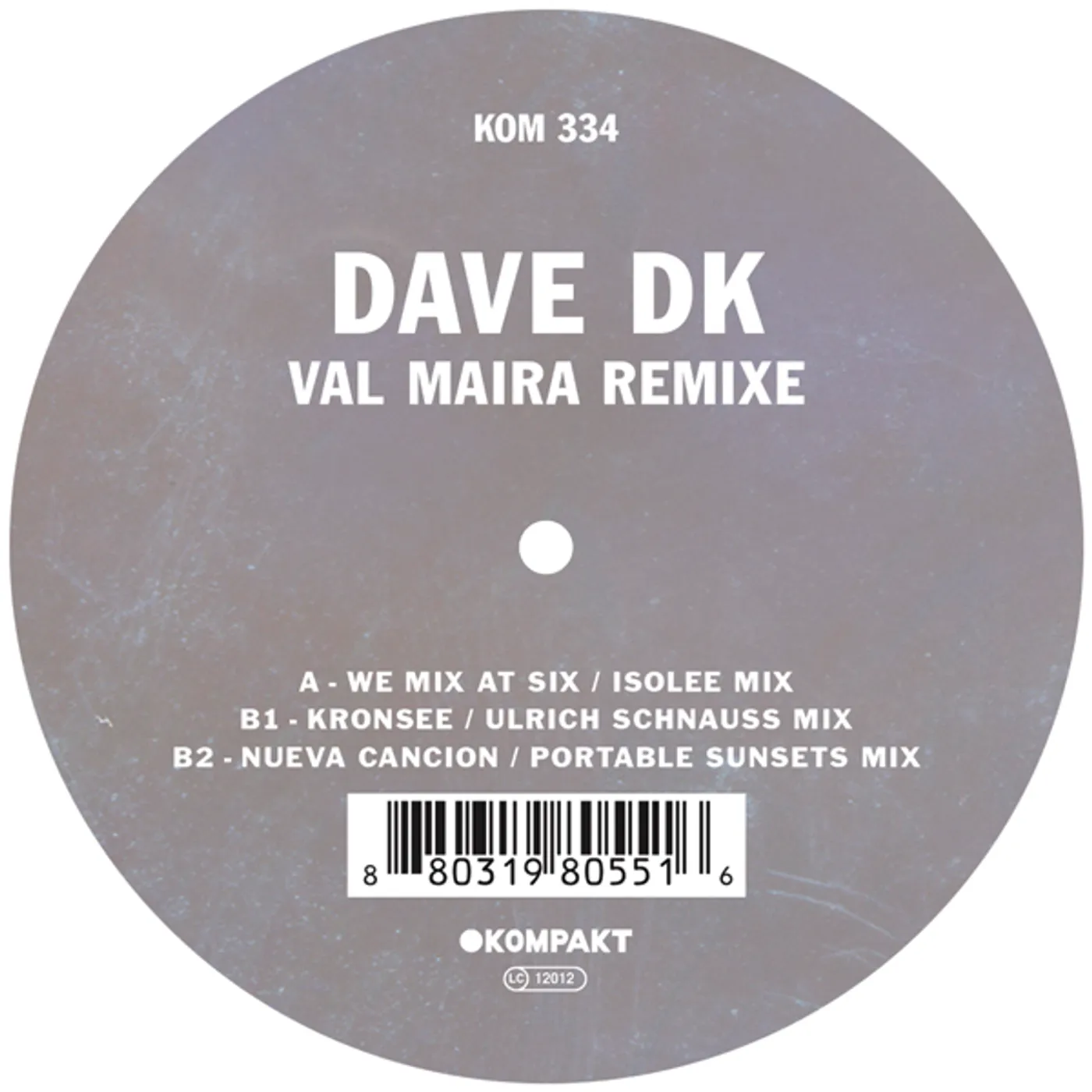 Dave DK Val Maira Remixe Vinyl Record