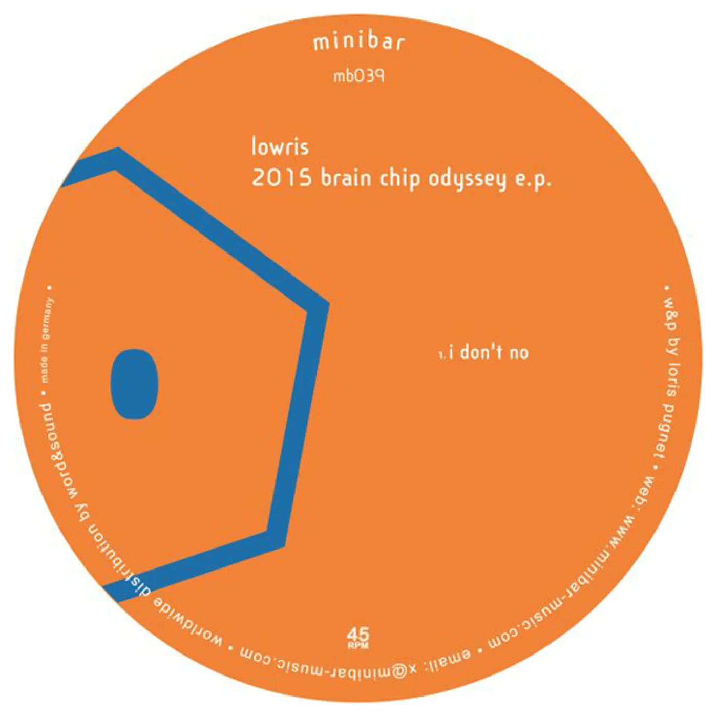 Lowris 2015 BRAIN CHIP ODYSSEY Vinyl Record
