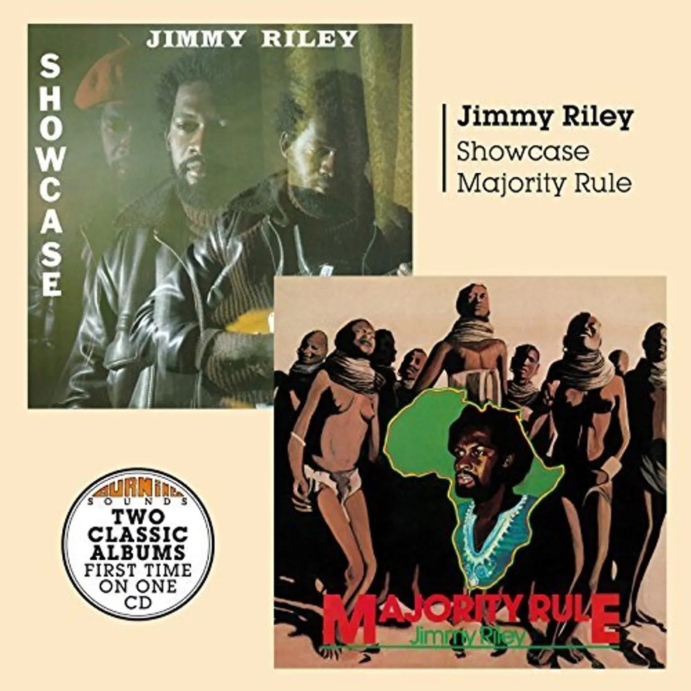 Jimmy Riley SHOWCASE & MAJORITY RULE CD