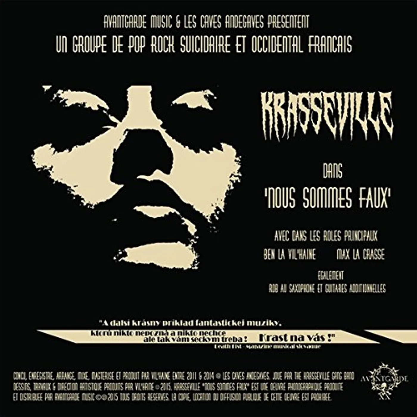 Krasseville NOUS SOMMES FAUX CD