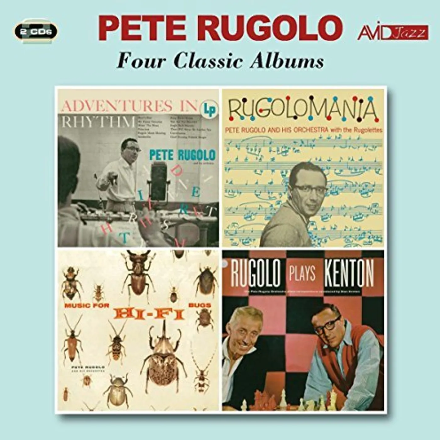 Pete Rugolo 4 LPS - ADVENTURES IN RHYTHM / RUGOLOMANIA CD