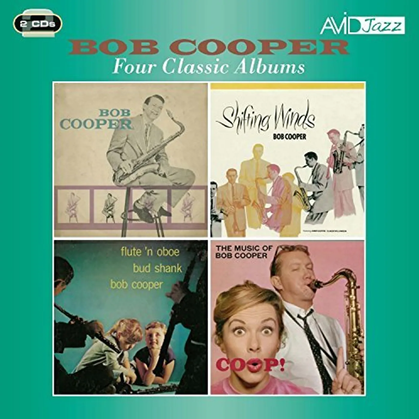 Bob Cooper 4 LPS - SEXTET / SHIFTING WINDS / FLUTE N' OBOE CD