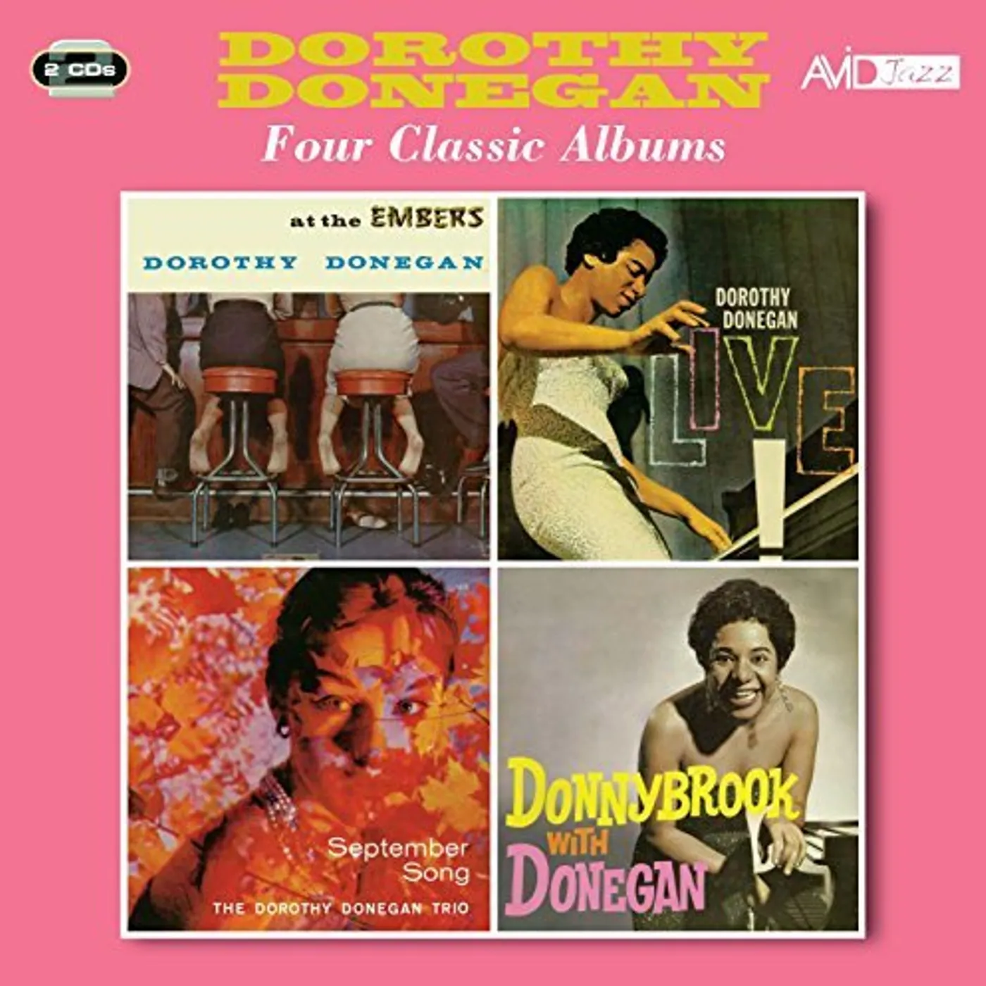 Dorothy Donegan 4 LPS - AT THE EMBERS / LIVE / SEPTEMBER SONG CD