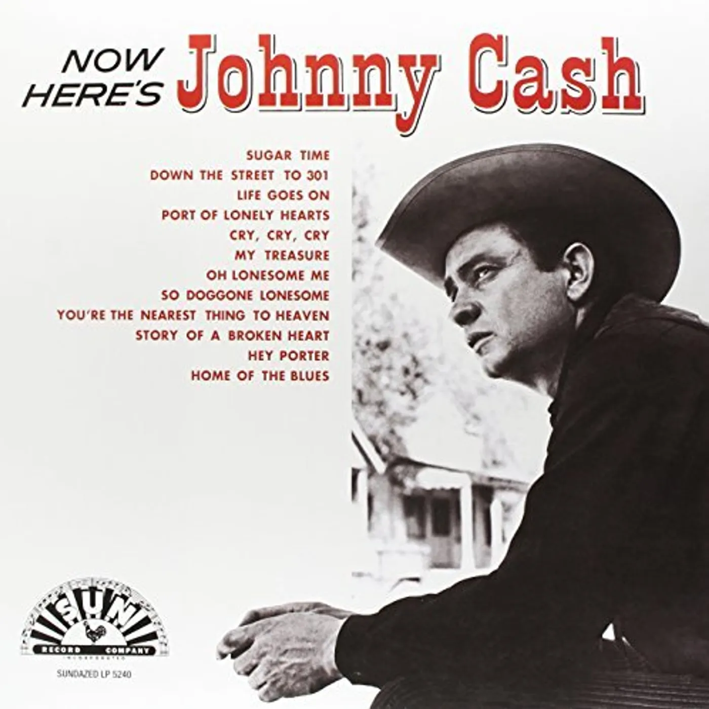 Johnny Cash NOW HERE'S JOHNNY Vinyl Record
