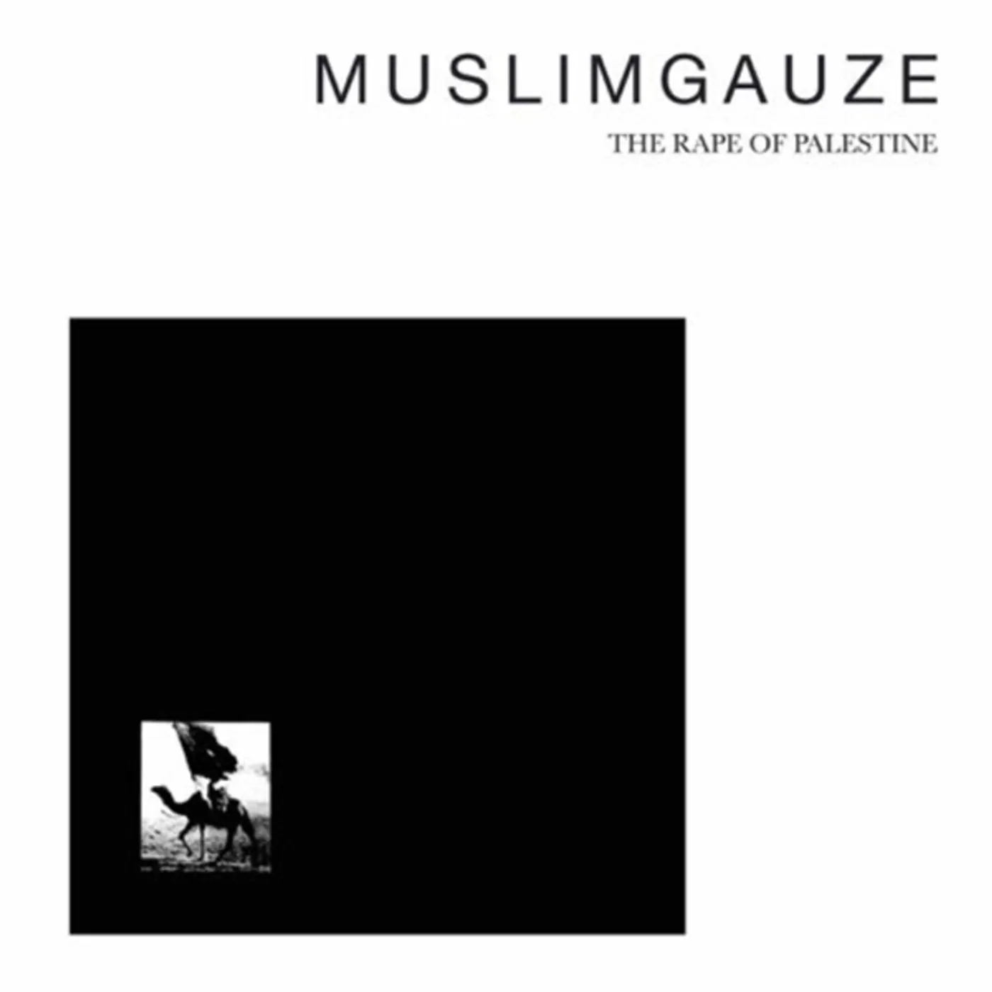 Muslimgauze RAPE OF PALESTINE Vinyl Record - Limited Edition