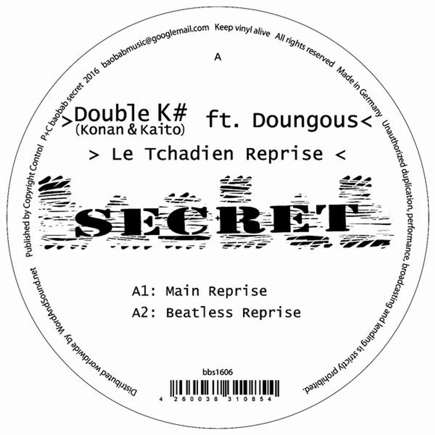 Double K LE TCHADIEN REPRISE Vinyl Record