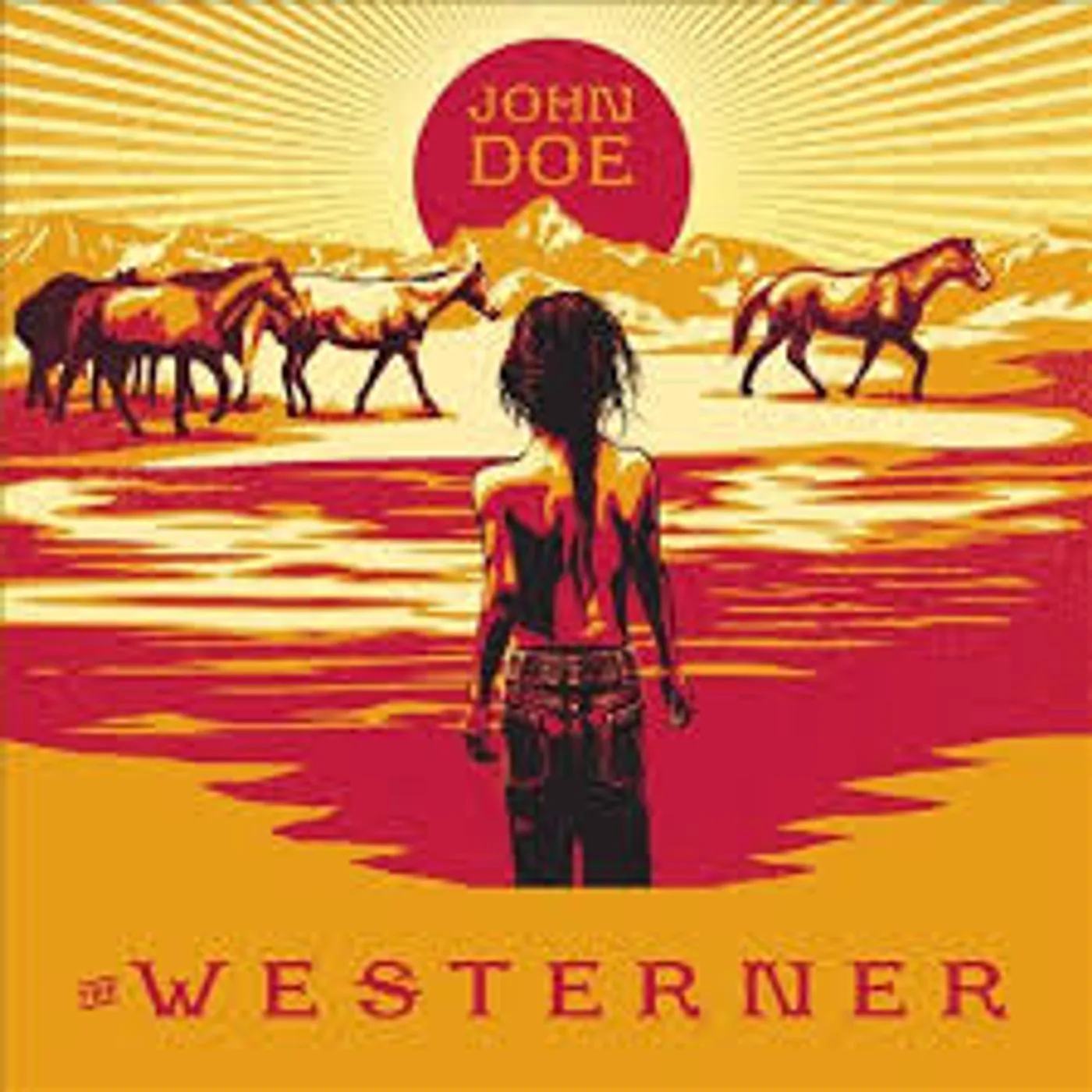 John Doe WESTERNER Vinyl Record