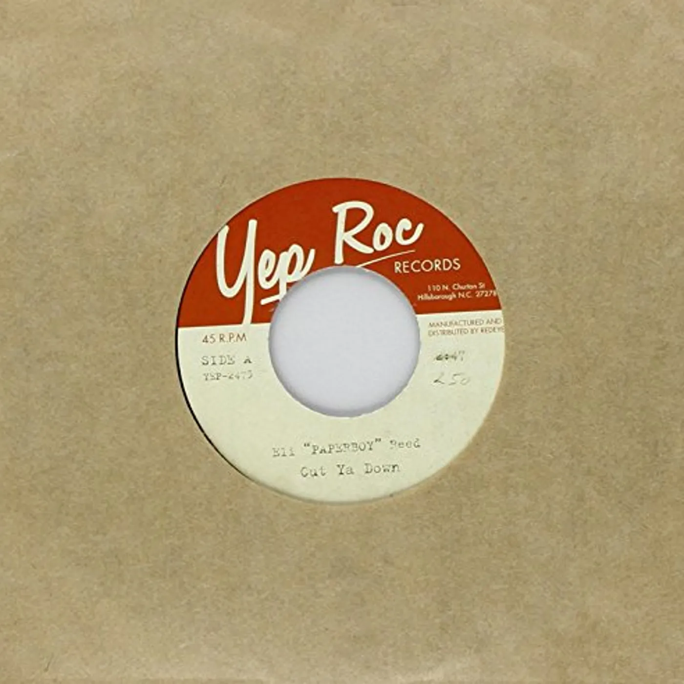 Eli "Paperboy" Reed Cut Ya Down Vinyl Record