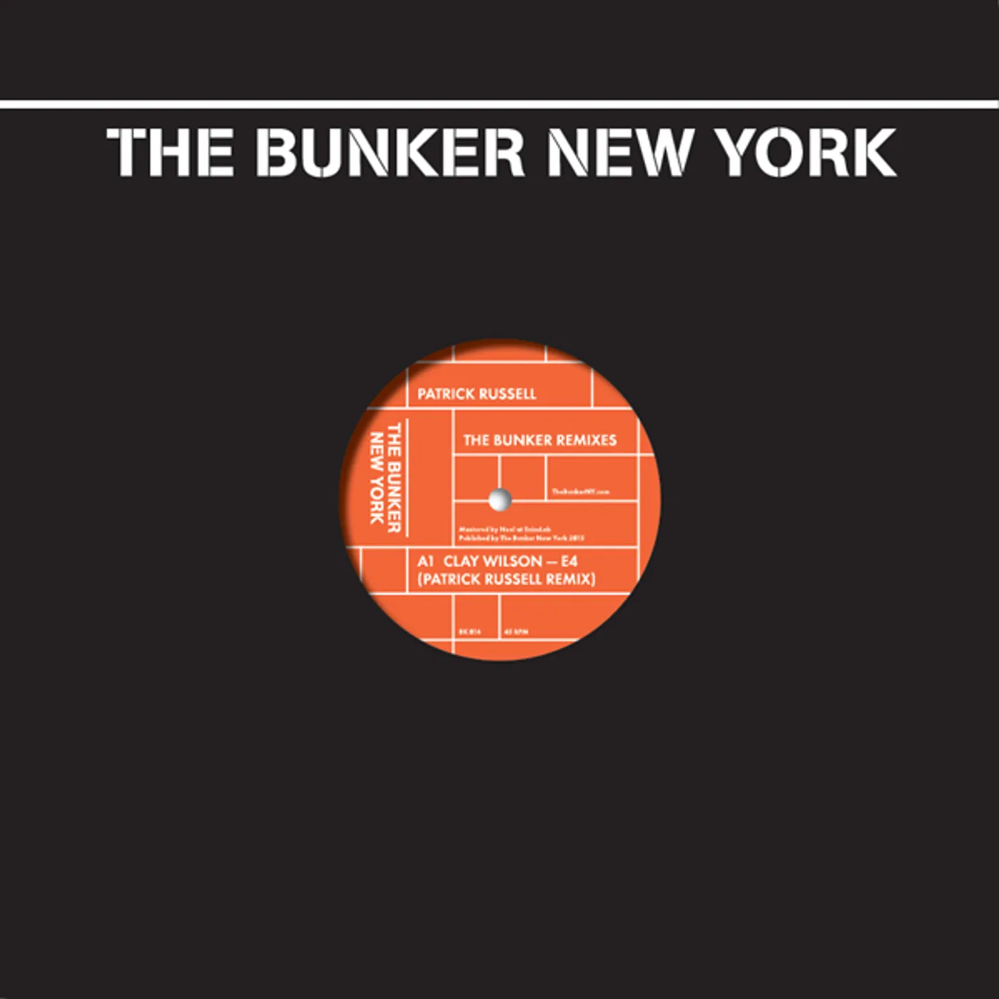 Patrick Russell BUNKER REMIXES Vinyl Record