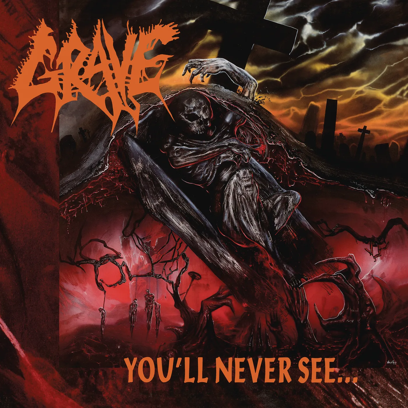 Grave YOU'LL NEVER SEE Vinyl Record