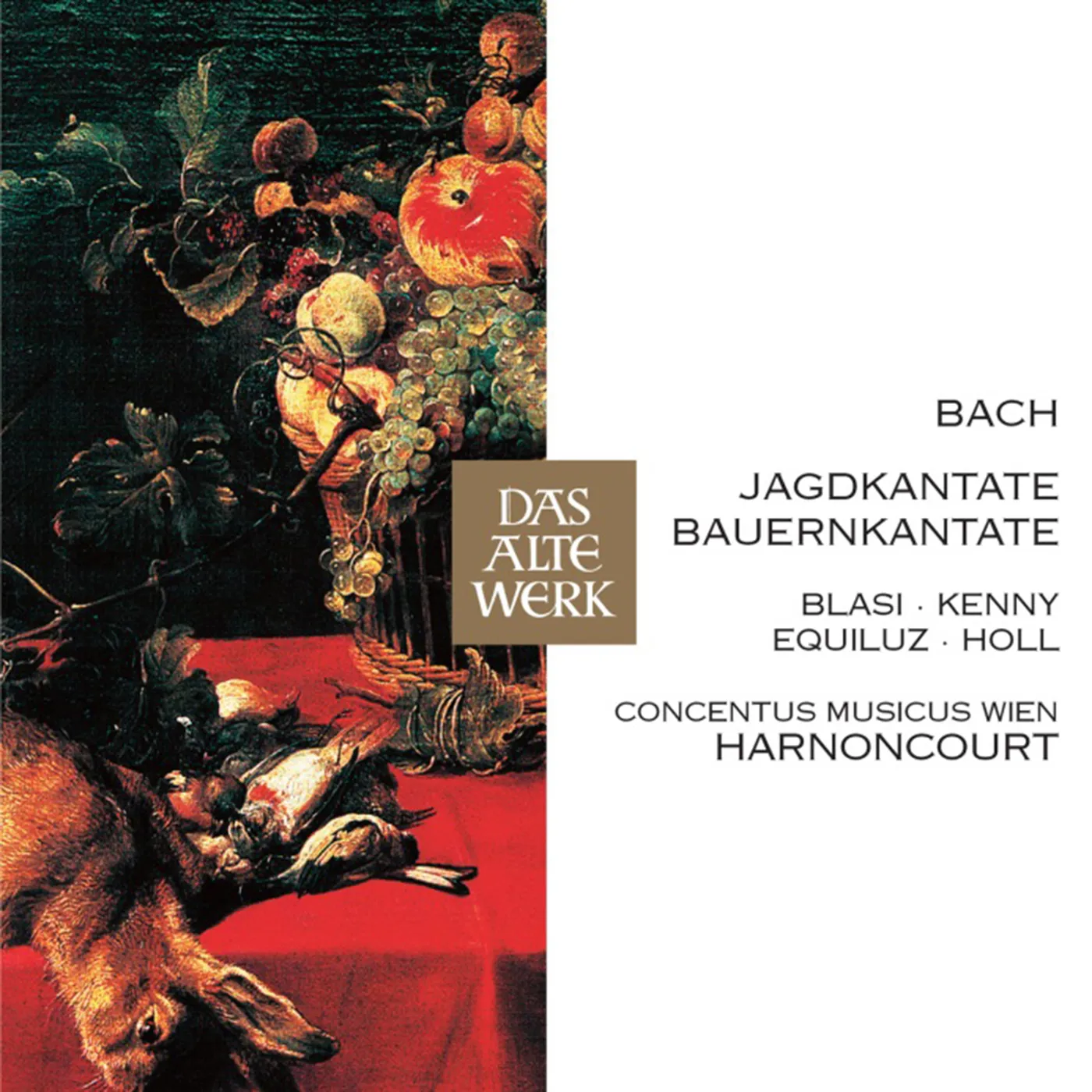 Nikolaus Harnoncourt BACH: JAGDKANTATE BWV 208 / BAUERNKANTATE BWX 212 CD