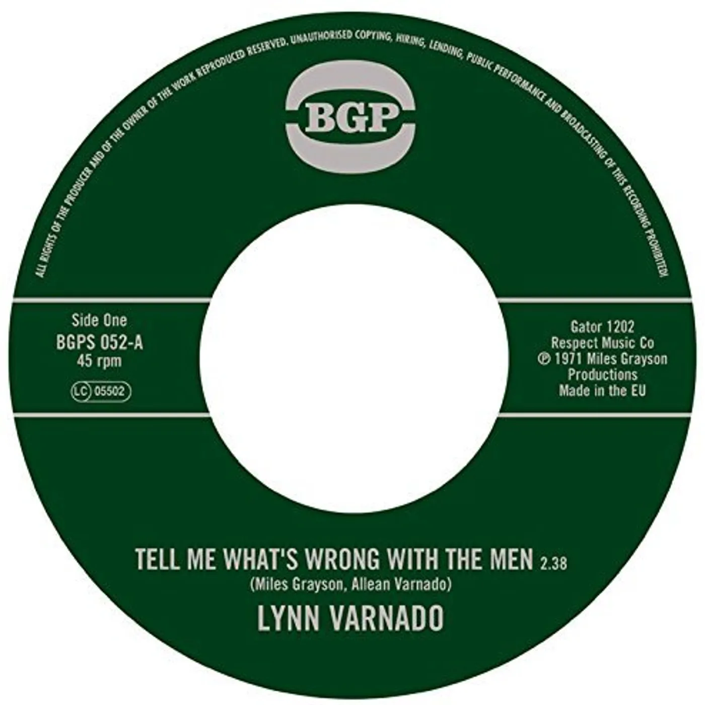 Lynn Varnado TELL ME WHAT'S WRONG WITH THE MEN / STAYING AT Vinyl Record
